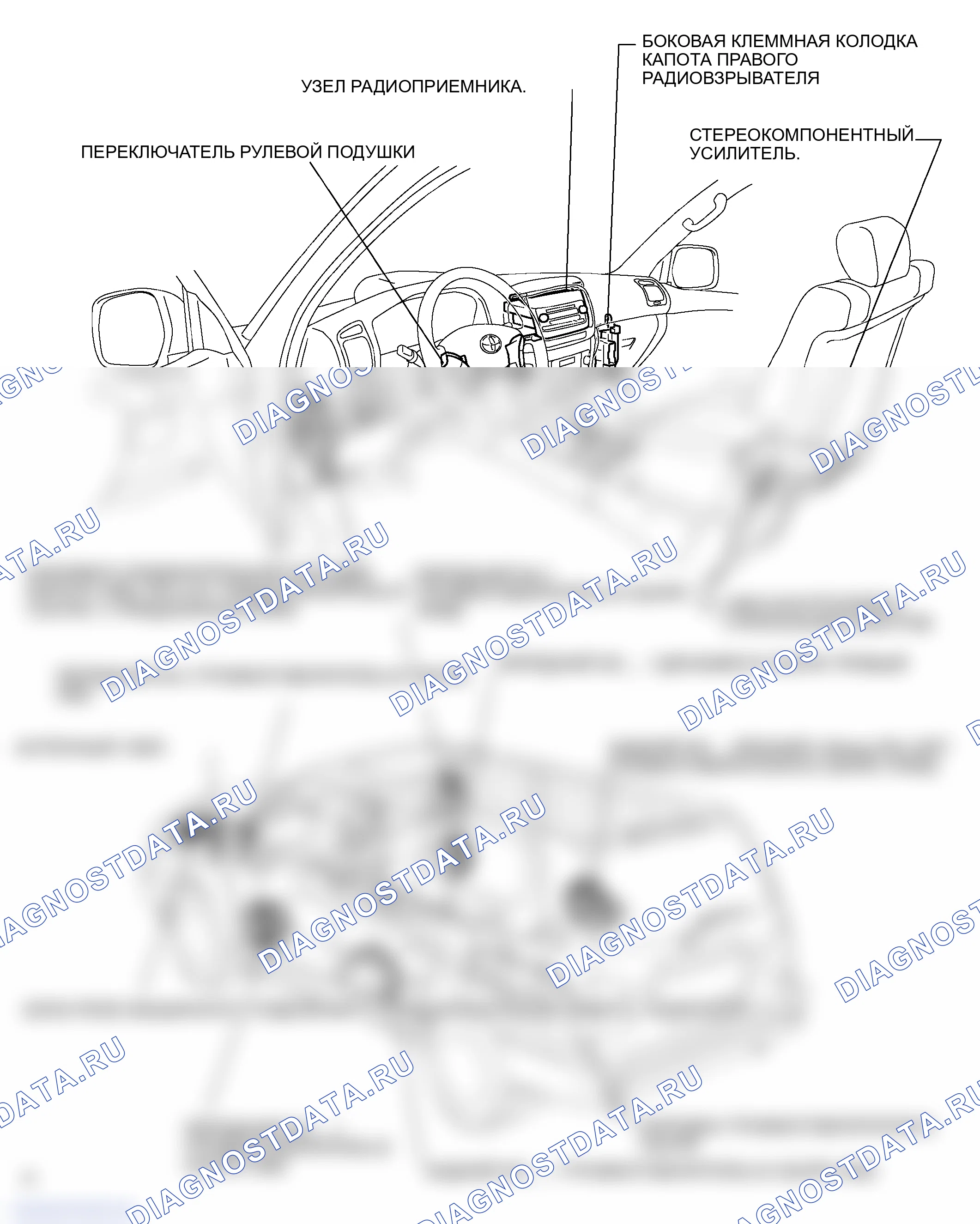 Рис. 35: РАСПОЛОЖЕНИЕ ДЕТАЛЕЙ. Toyota Land Cruiser 100 рестайлинг 2