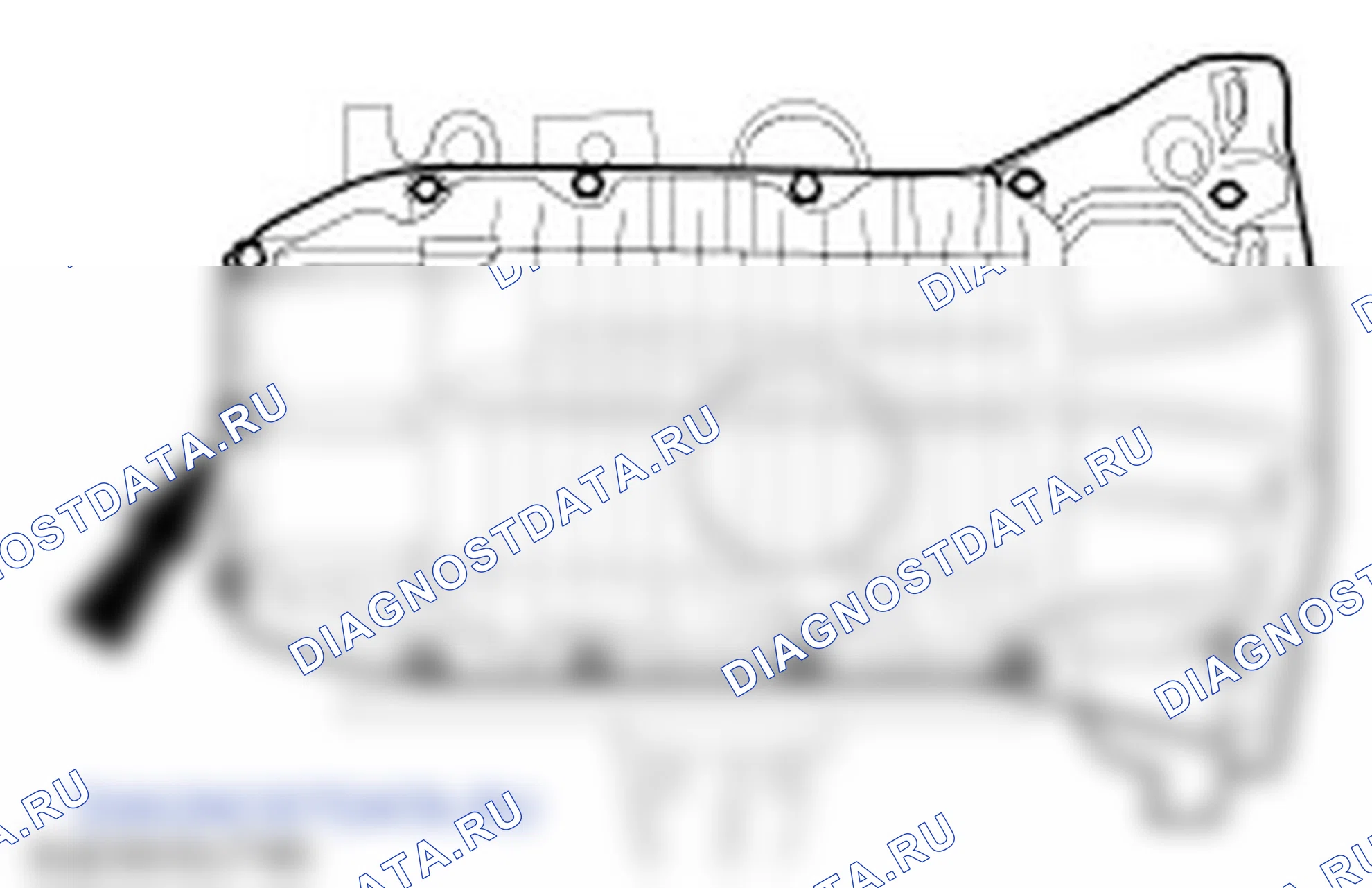 Ремонт масляного картера на автомобиле. Ford C-MAX I рестайлинг