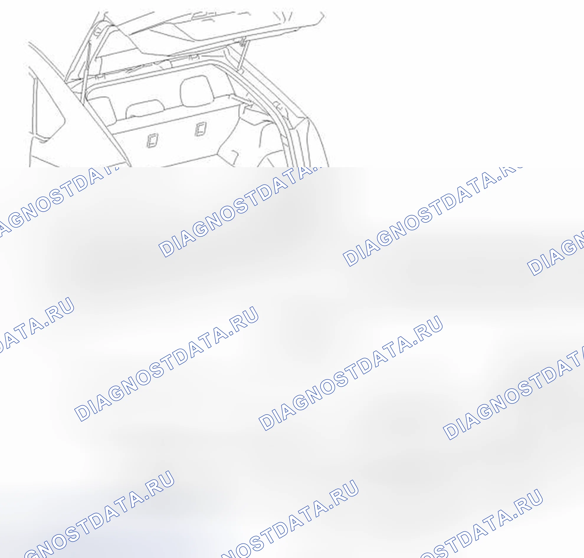 Рис. 311: ИЛЛЮСТРАЦИЯ. Toyota Prius PHV pre-III