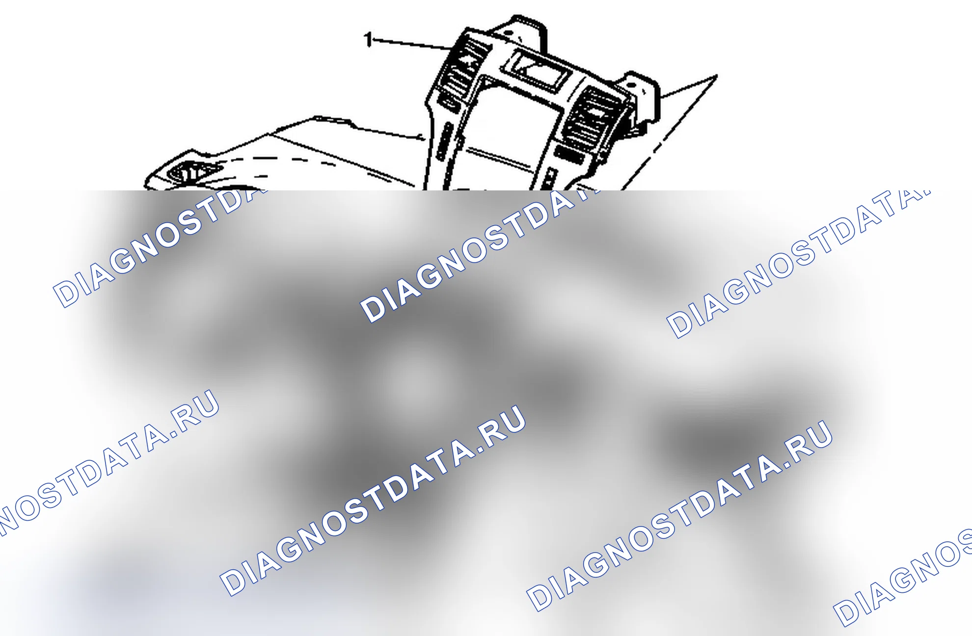 Рис. 18: Замена переключателя аксессуаров (Cadillac). Chevrolet Tahoe III