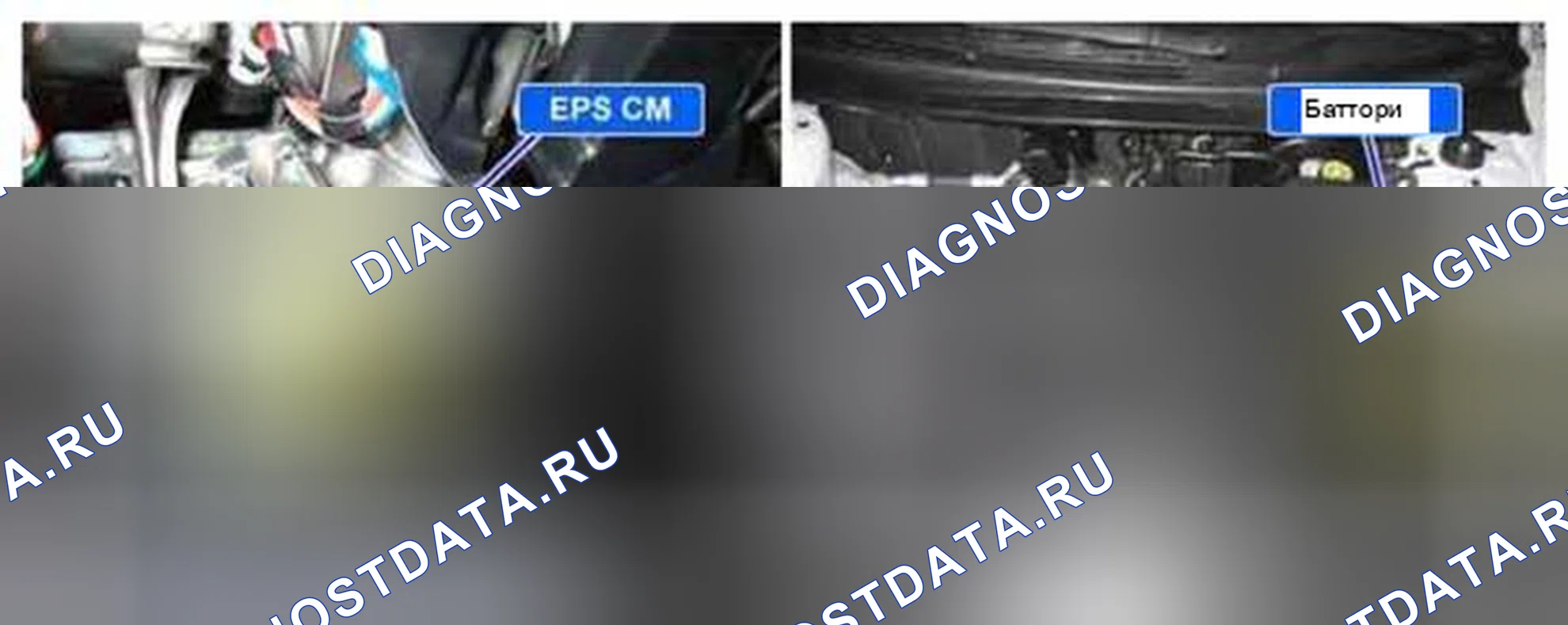 Рис. 61: Расположение компонентов. Kia Forte I