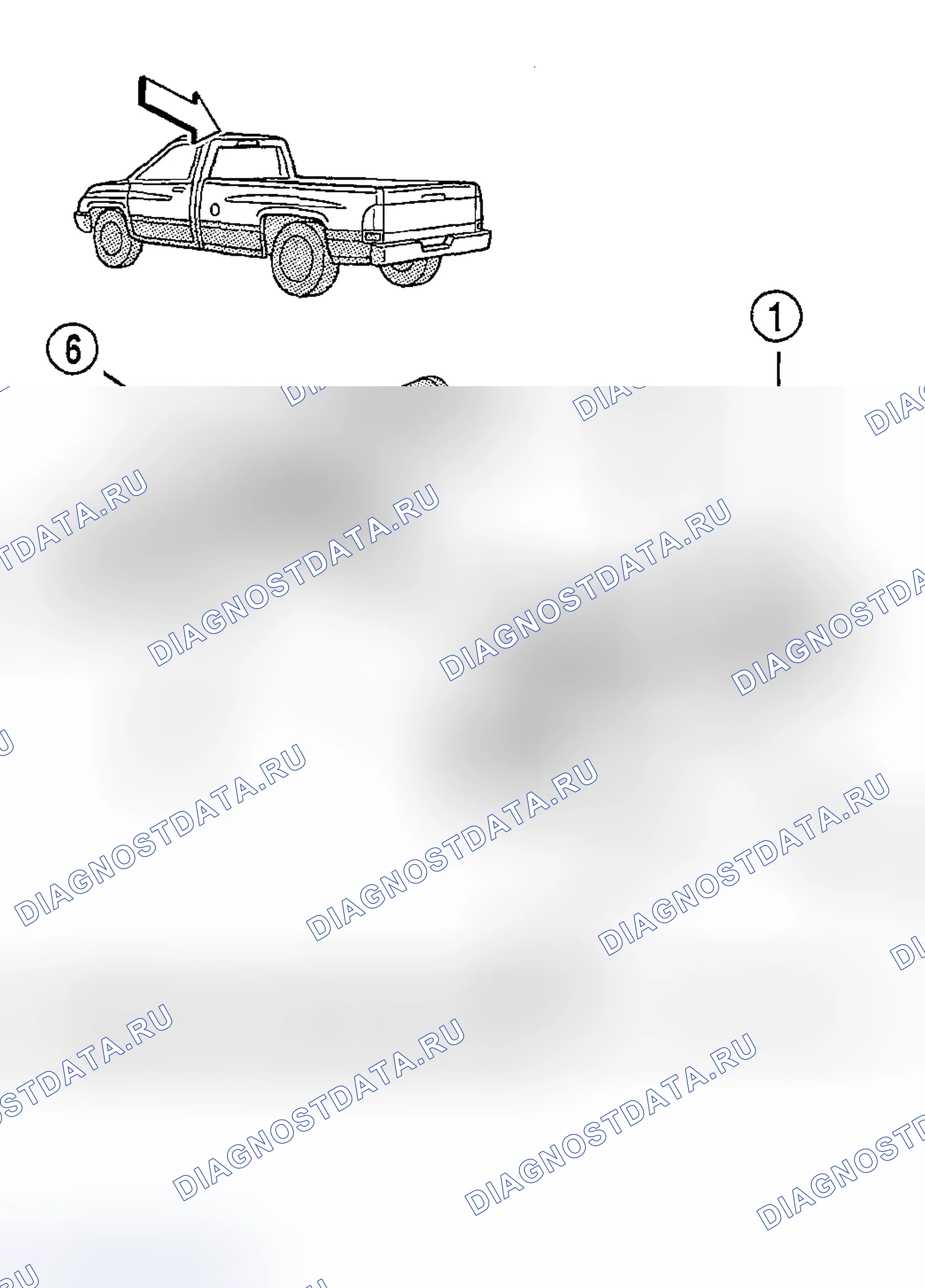 Рис. 10: ДЕМОНТАЖ. Dodge Pickup R1500 