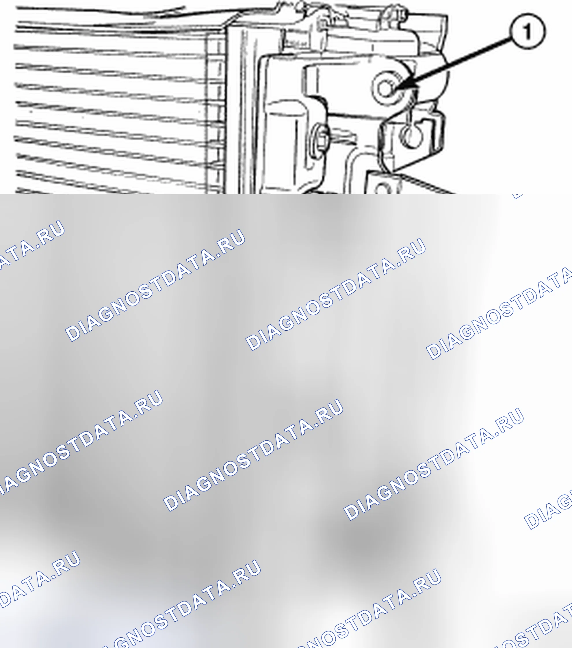Рис. 22: УСТАНОВКА-ДИЗЕЛЬ. Chrysler Town & Country V