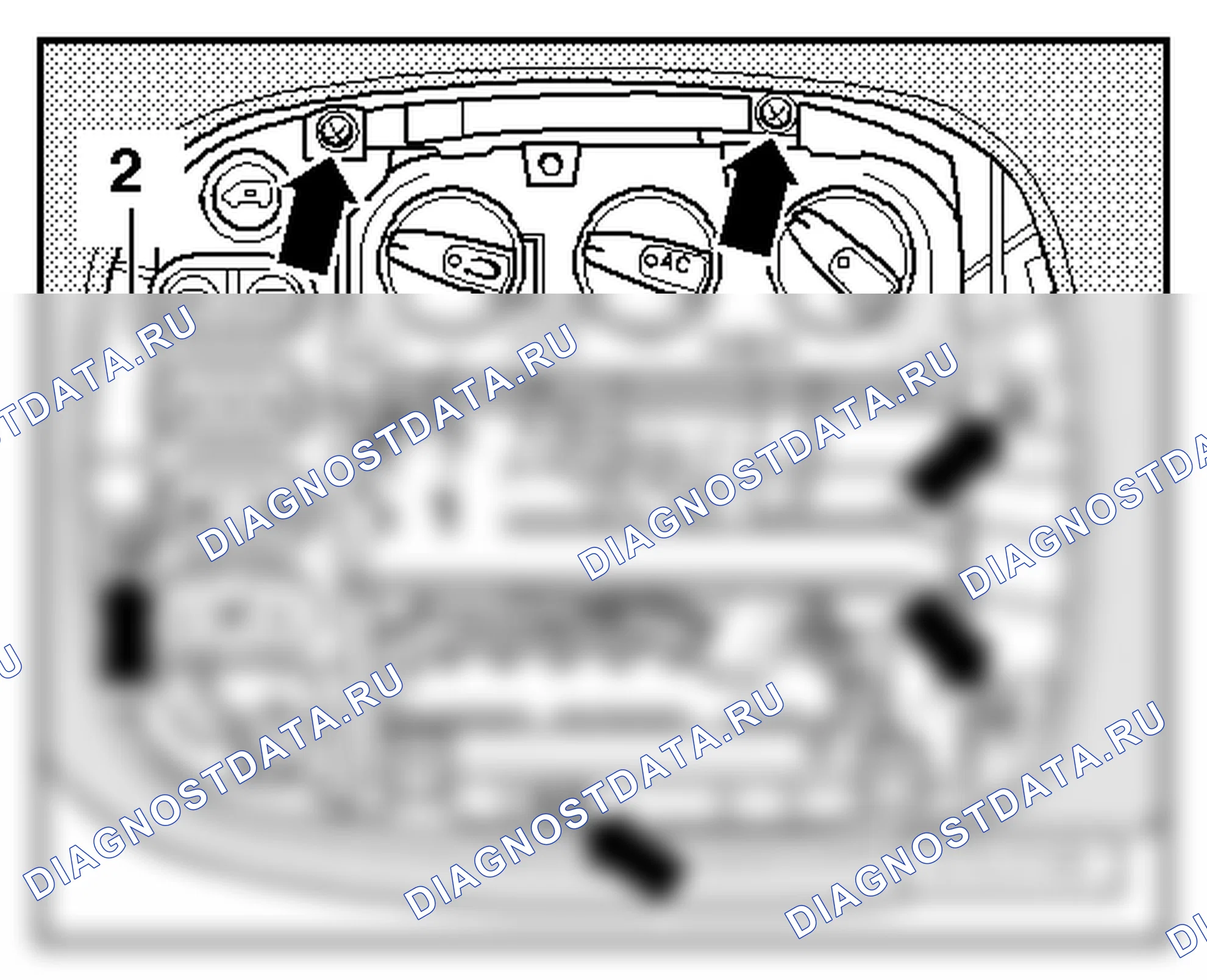 Приборная панель (общий ремонт кузова, внутренняя часть) (см. 2). SEAT Alhambra I