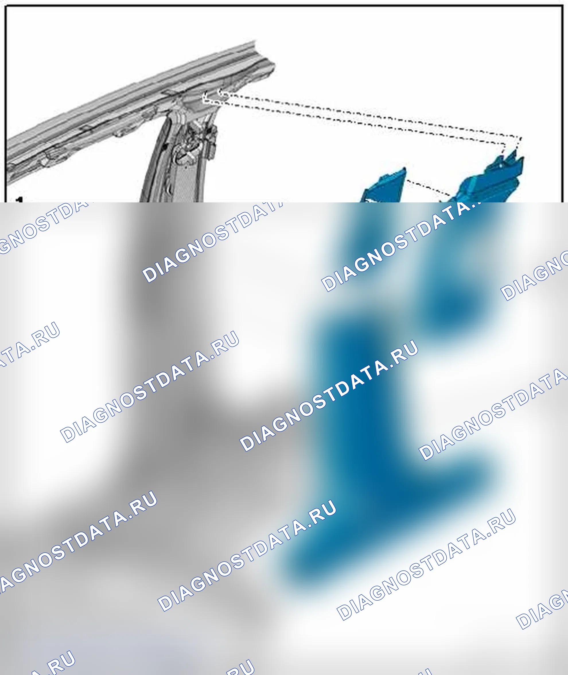 Рис. 17: стойка B TRIM. Audi S4 B8 рестайлинг