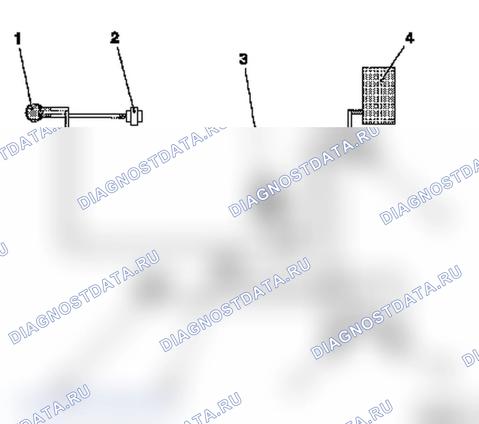 Распределение вакуума в моторном отсеке (Y 22 DTR, с автоматической коробкой передач). Opel Signum I рестайлинг