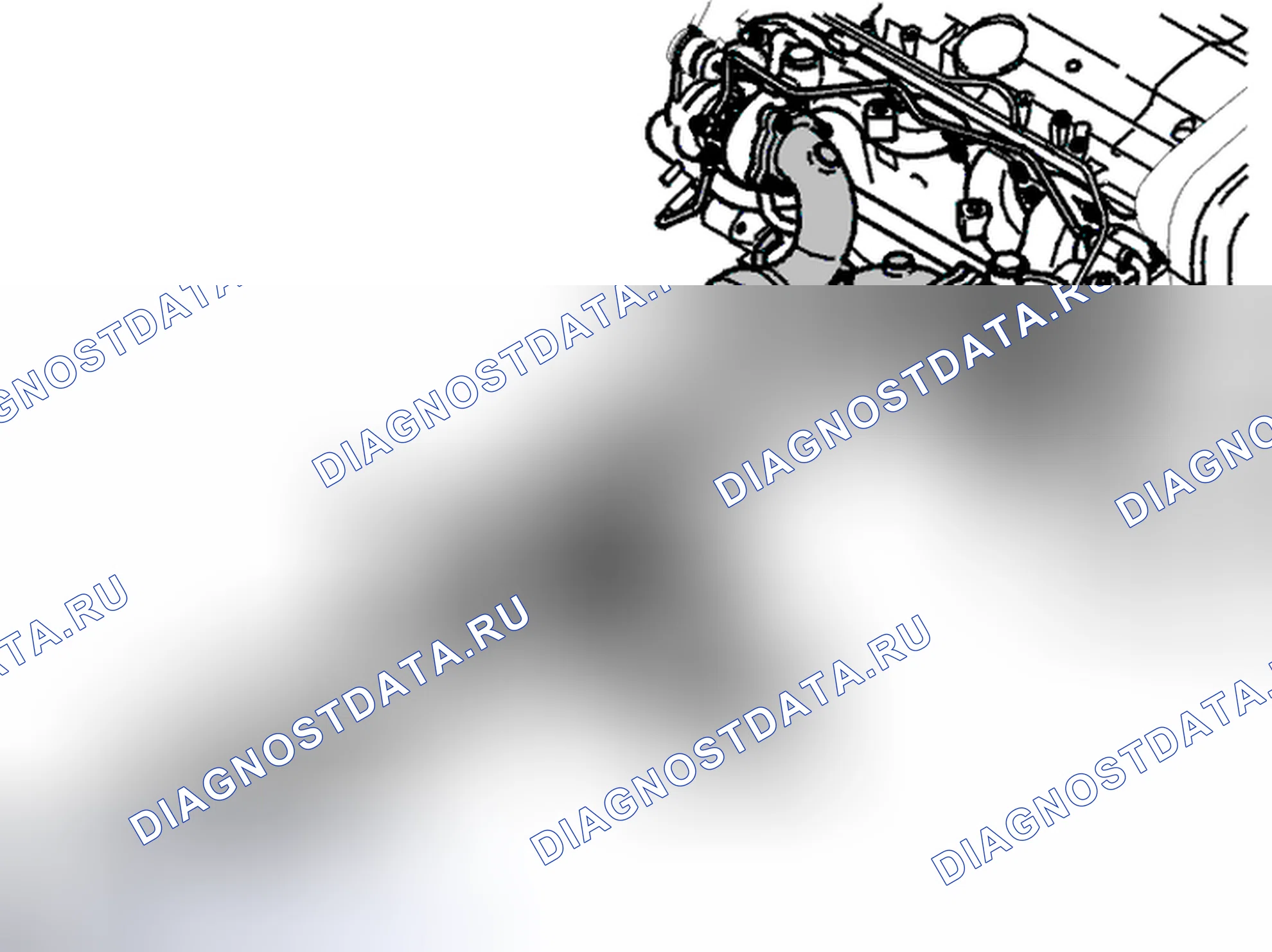 Рис. 214: Демонтаж трехходовых каталитических преобразователей (TWC) / передняя выхлопная труба. Volvo S80 I