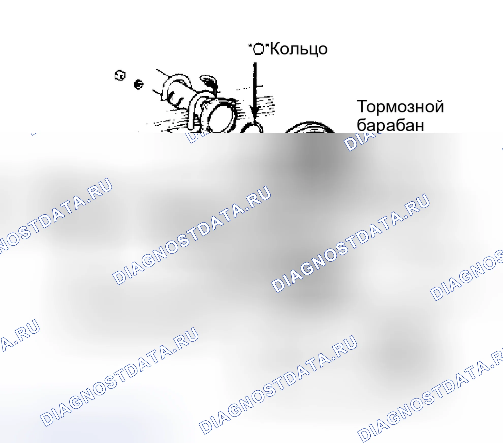 Рис. 4: Разнесенный вид пикапа и задней оси 4Runner. Toyota 4Runner I