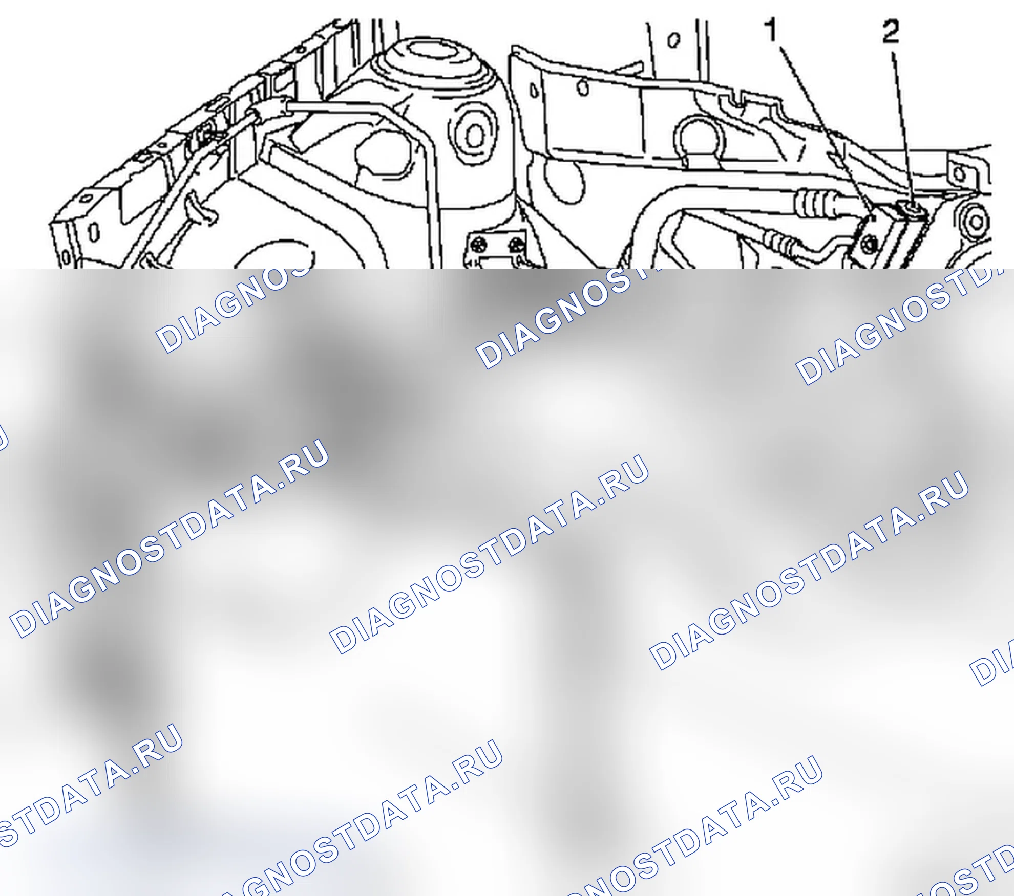 Расположение монтажных деталей в моторном отсеке - Z 17 DTH. Opel Astra H
