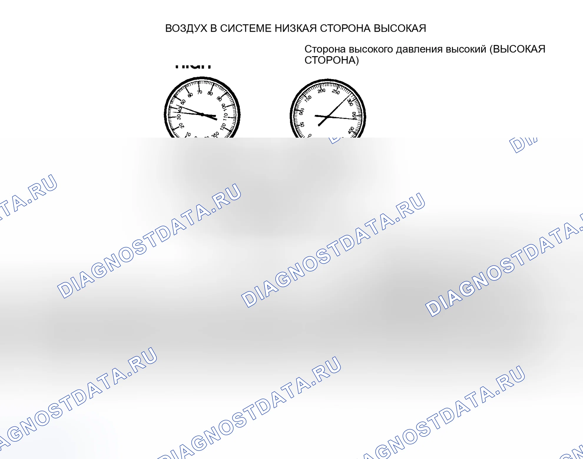 Рис. 19: Воздух в системе хладагент хладагент R-134a. Hyundai ix20 I
