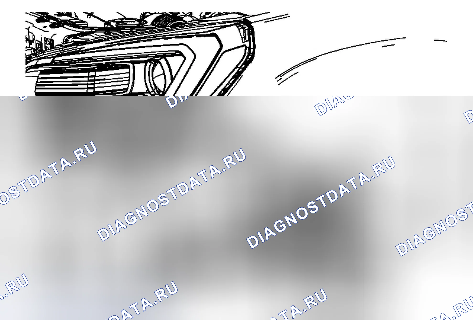 Рис. 27: Замена кронштейна передней панели бампера (Acadia). GMC Acadia I рестайлинг