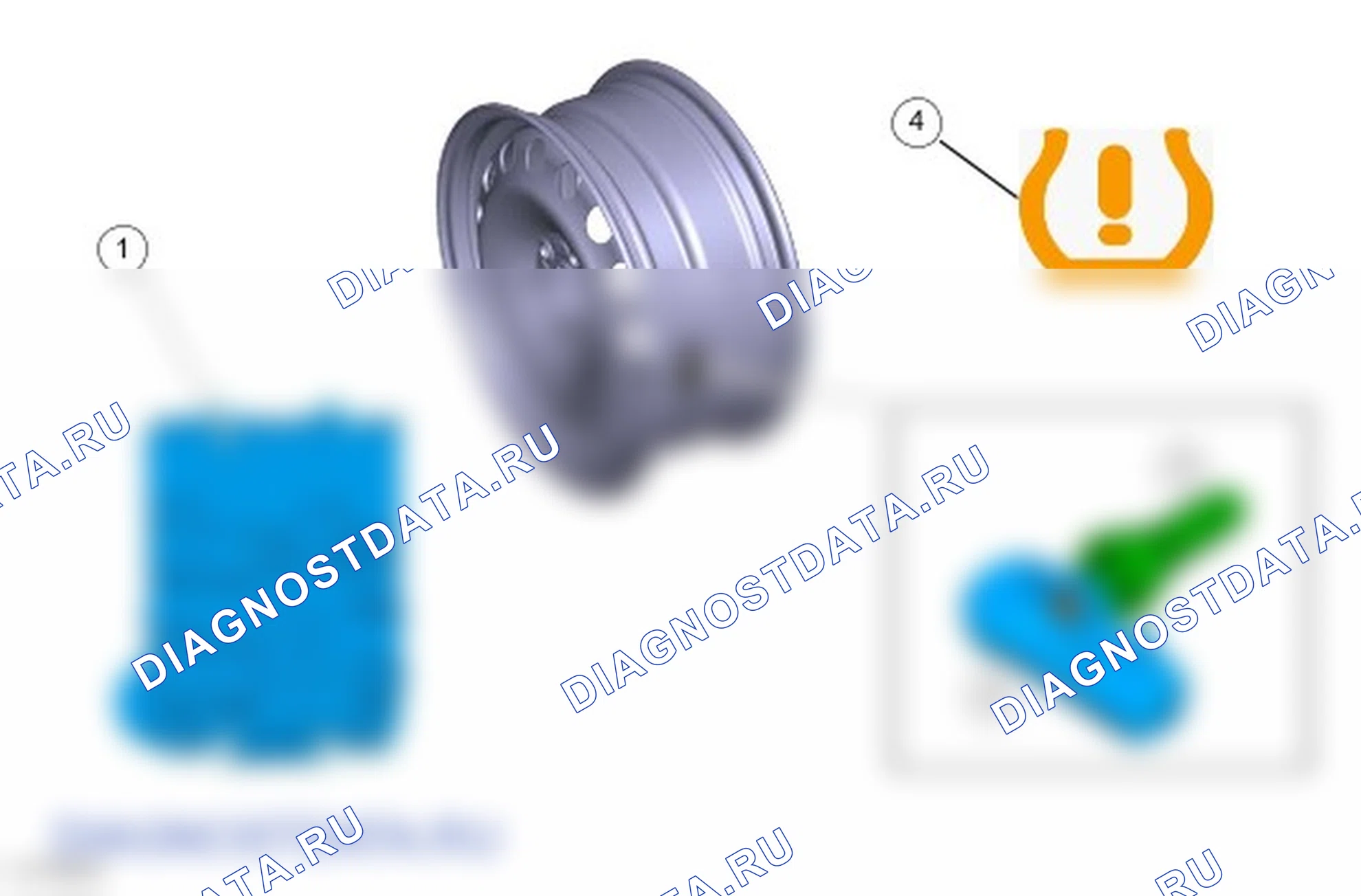 Система контроля давления в шинах (TPMS): описание и работа. Ford Transit VIII