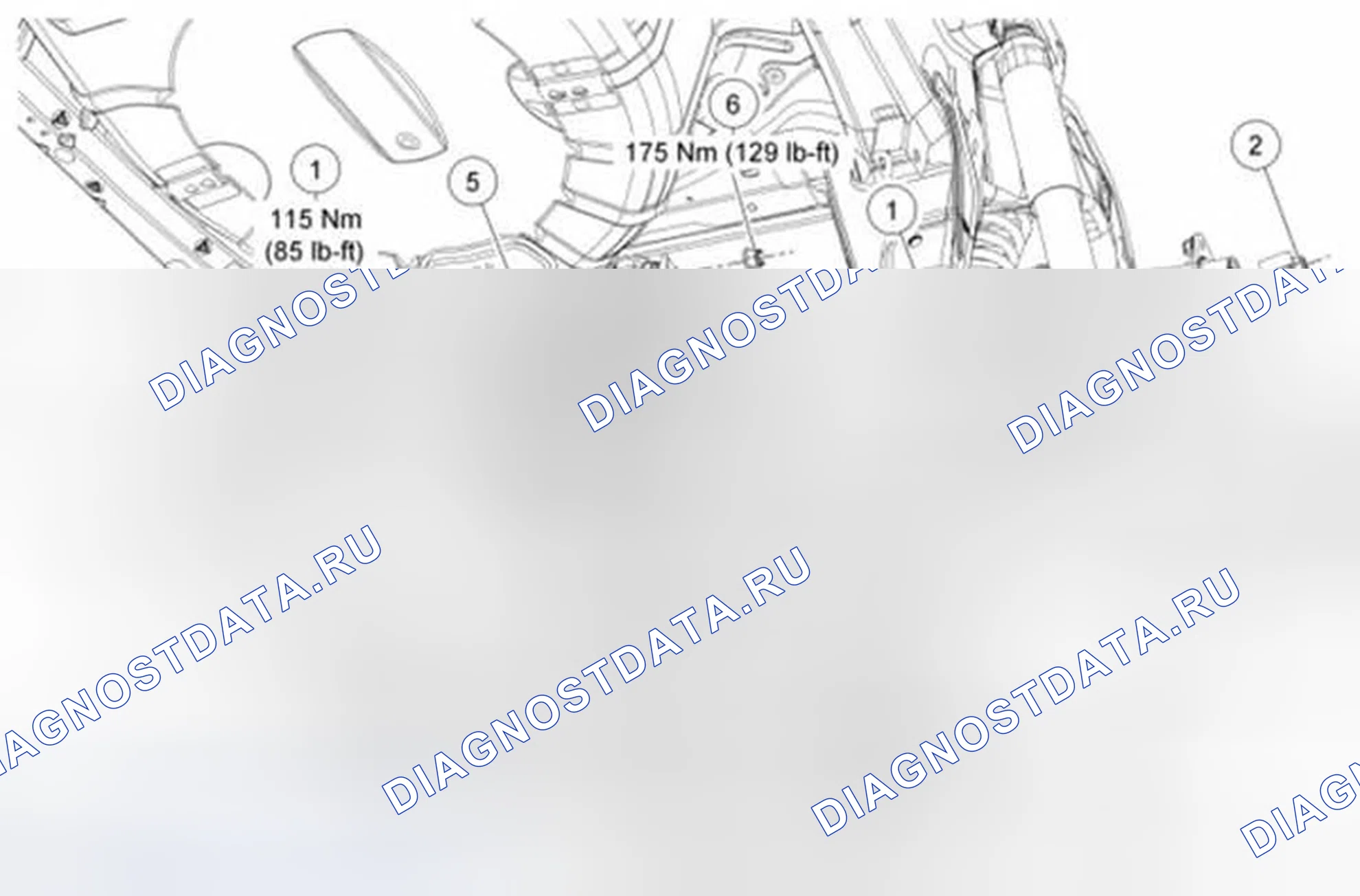 Рис. 108: Корпус моста. Ford Mustang V рестайлинг