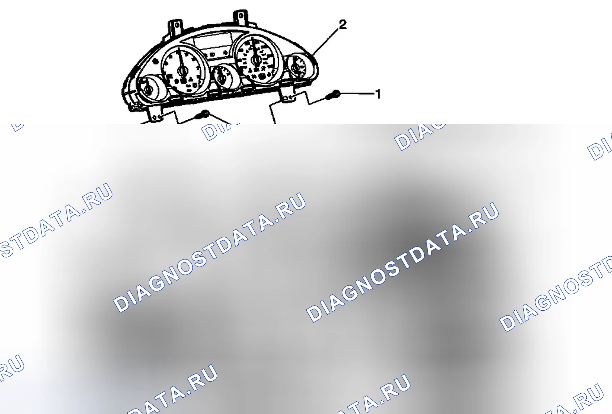 Рис. 15: Замена приборной панели (анклав). Chevrolet Traverse I