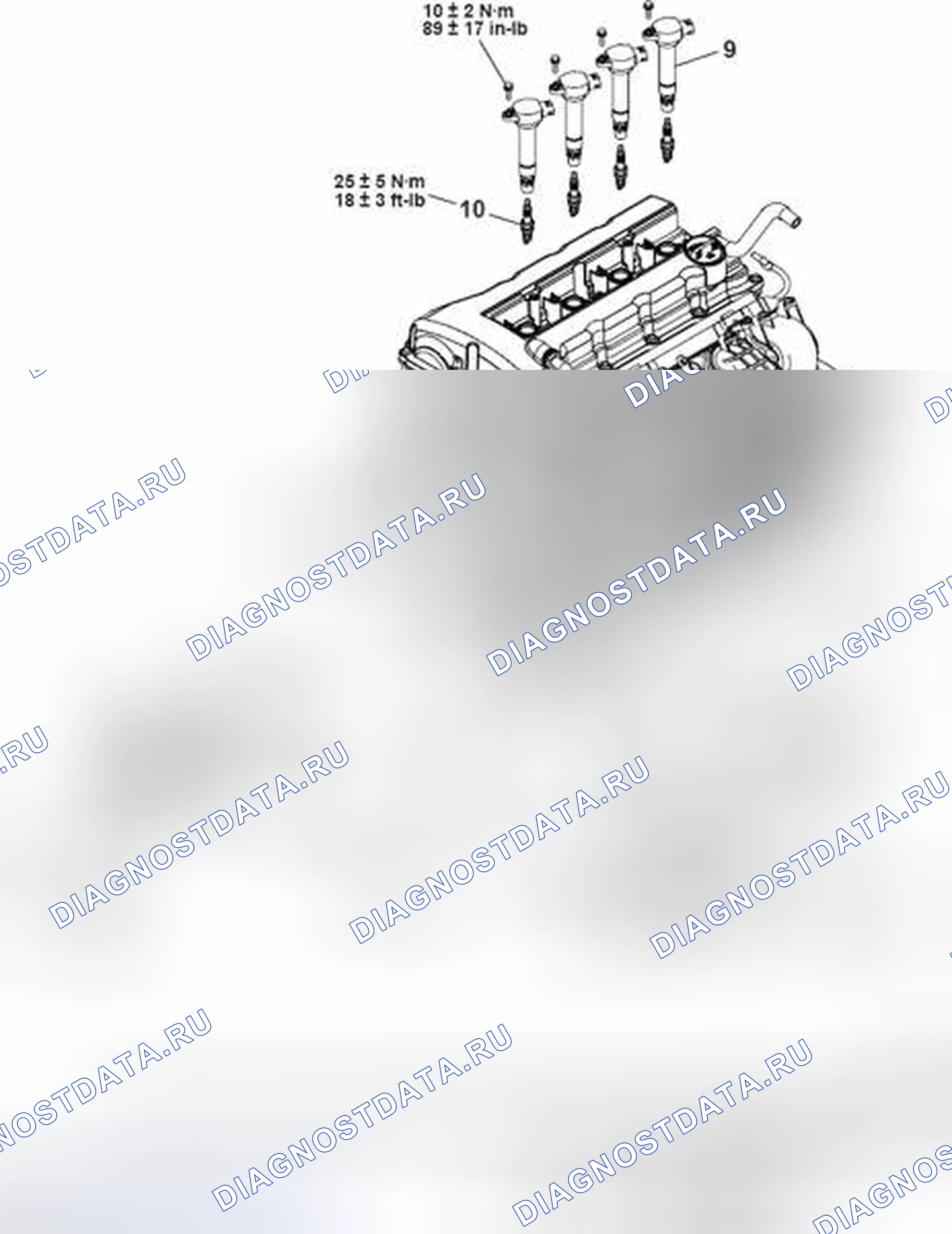 Рис. 335: ДЕМОНТАЖ И МОНТАЖ. Honda Domani MB
