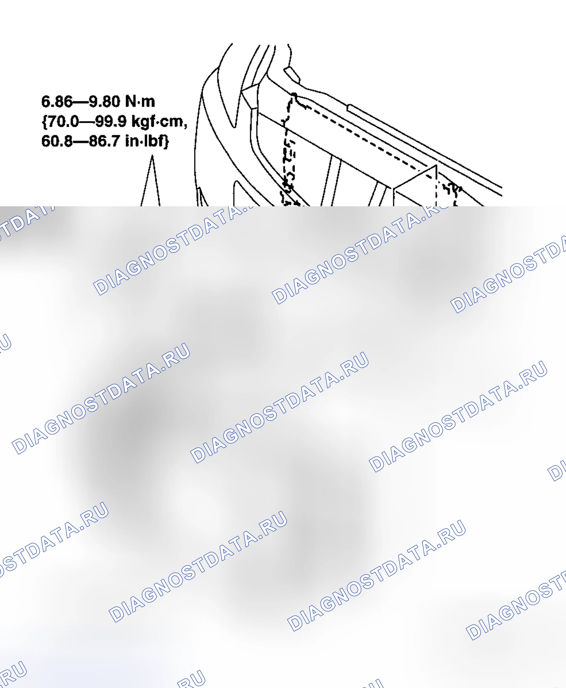 Рис. 28: ДЕМОНТАЖ / МОНТАЖ КОНДЕНСАТОРА. Mazda 5 I