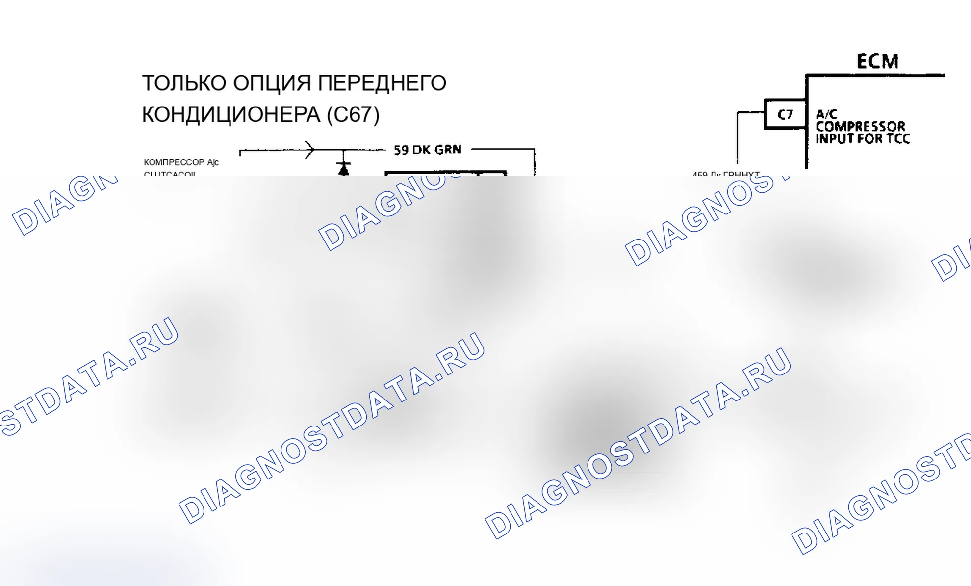 Рис. 4: Диагностические средства. Chevrolet Lumina APV I