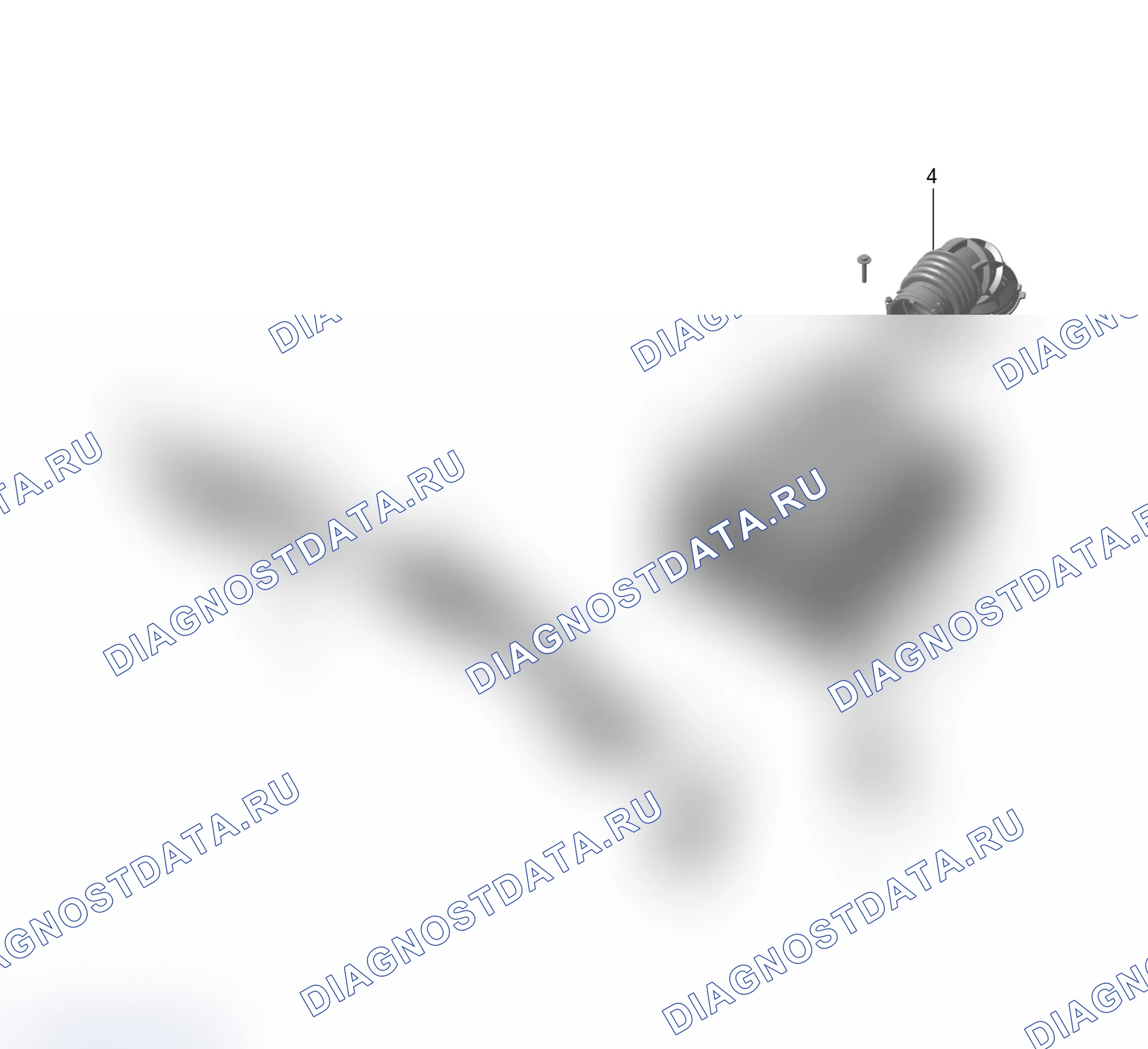 Схема расположения воздушного фильтра — Haval Dargo. Haval Dargo II