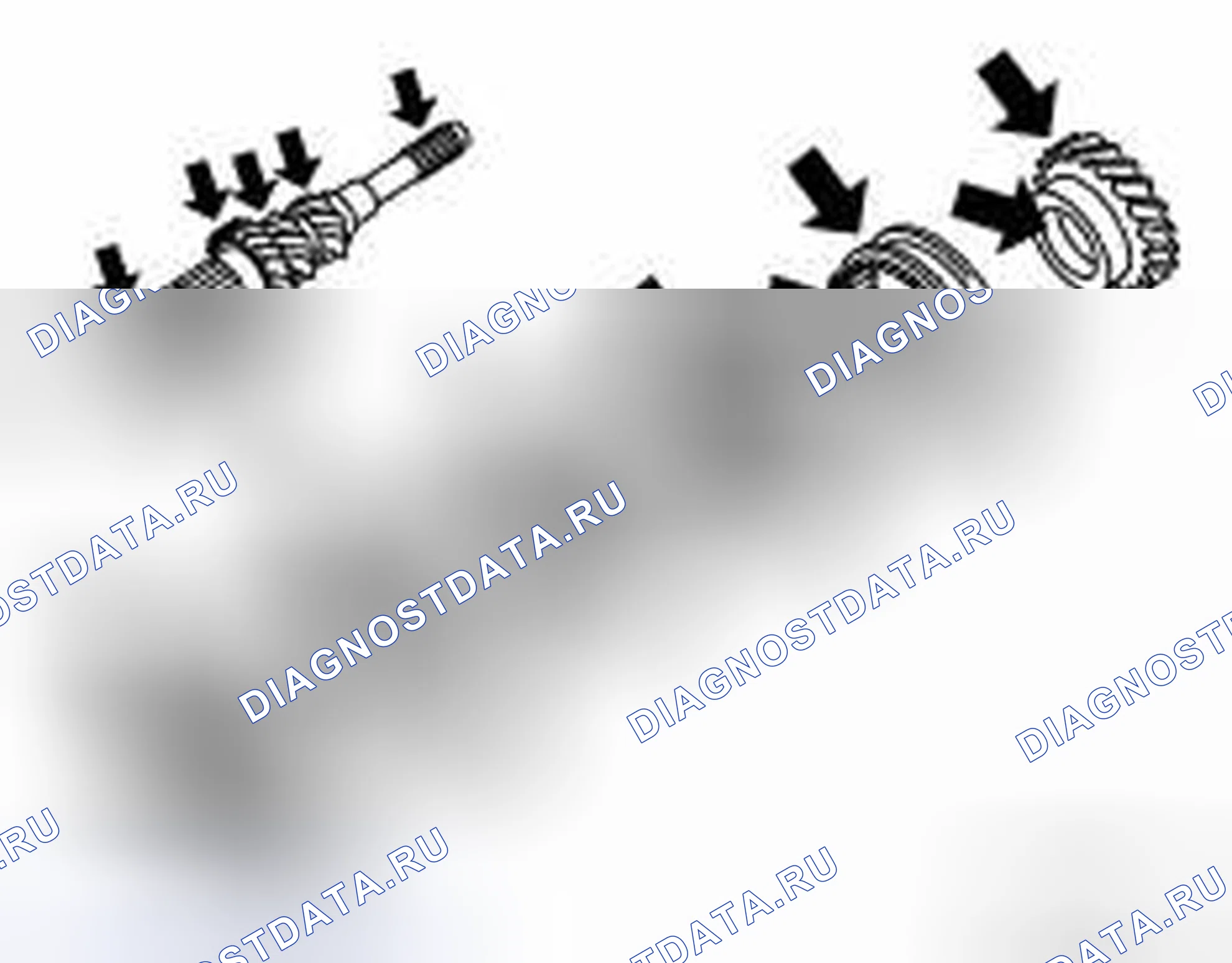 Рис. 93: Входной вал и зубчатые колеса. Honda UR-V I