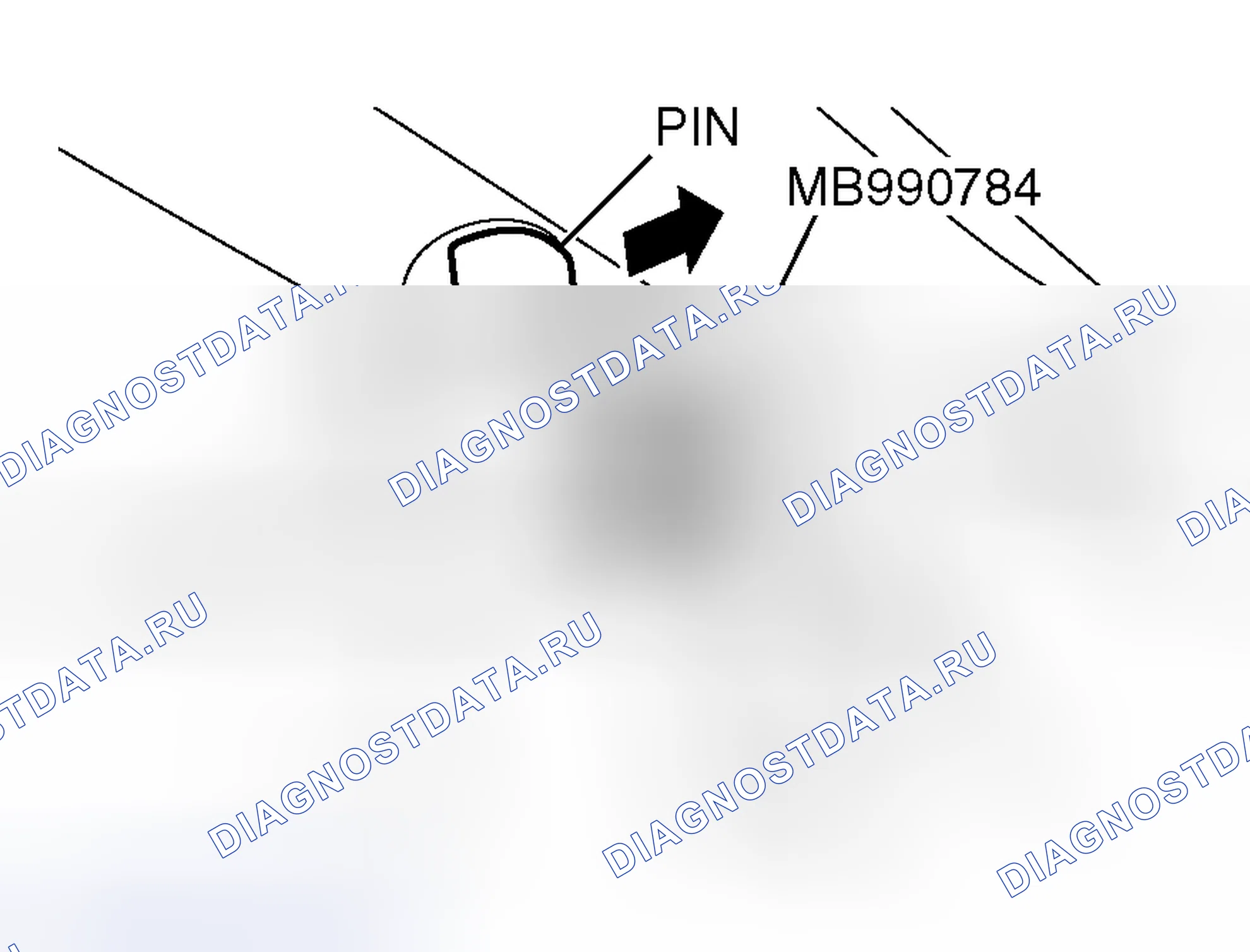 Рис. 69: < < A > > СНЯТИЕ ГАЗОВОЙ ПРУЖИНЫ дверь багажника. Mitsubishi Endeavor I