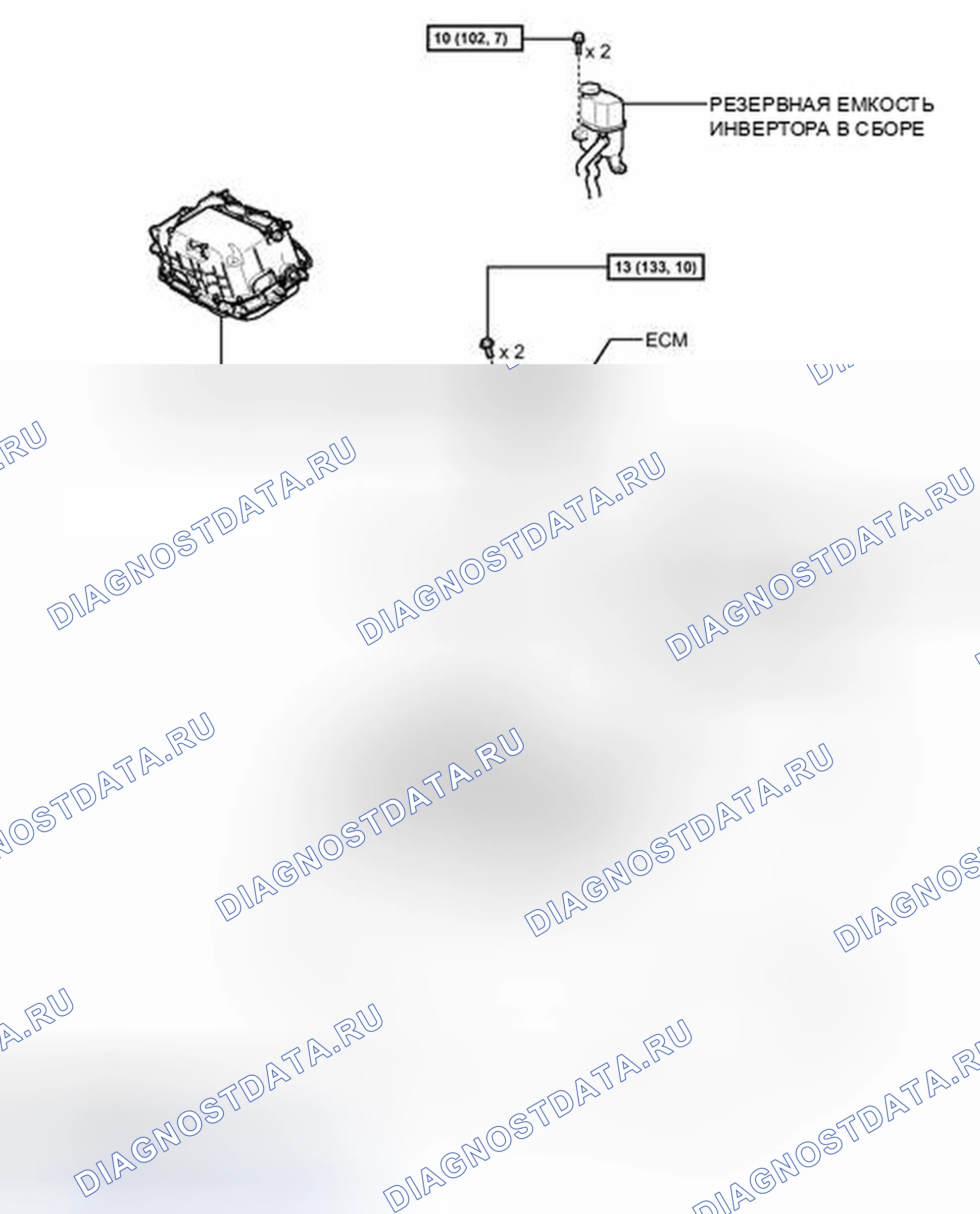 Рис. 232: ИЛЛЮСТРАЦИЯ. Toyota Prius V I