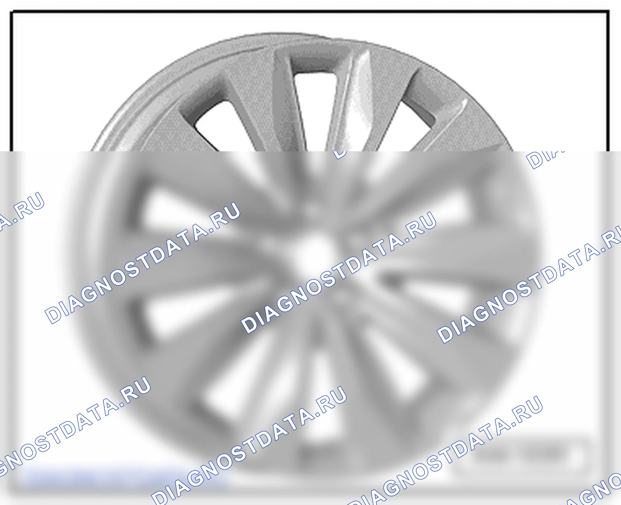 Обод - 8.5 Дж x 20. Audi Q5 II