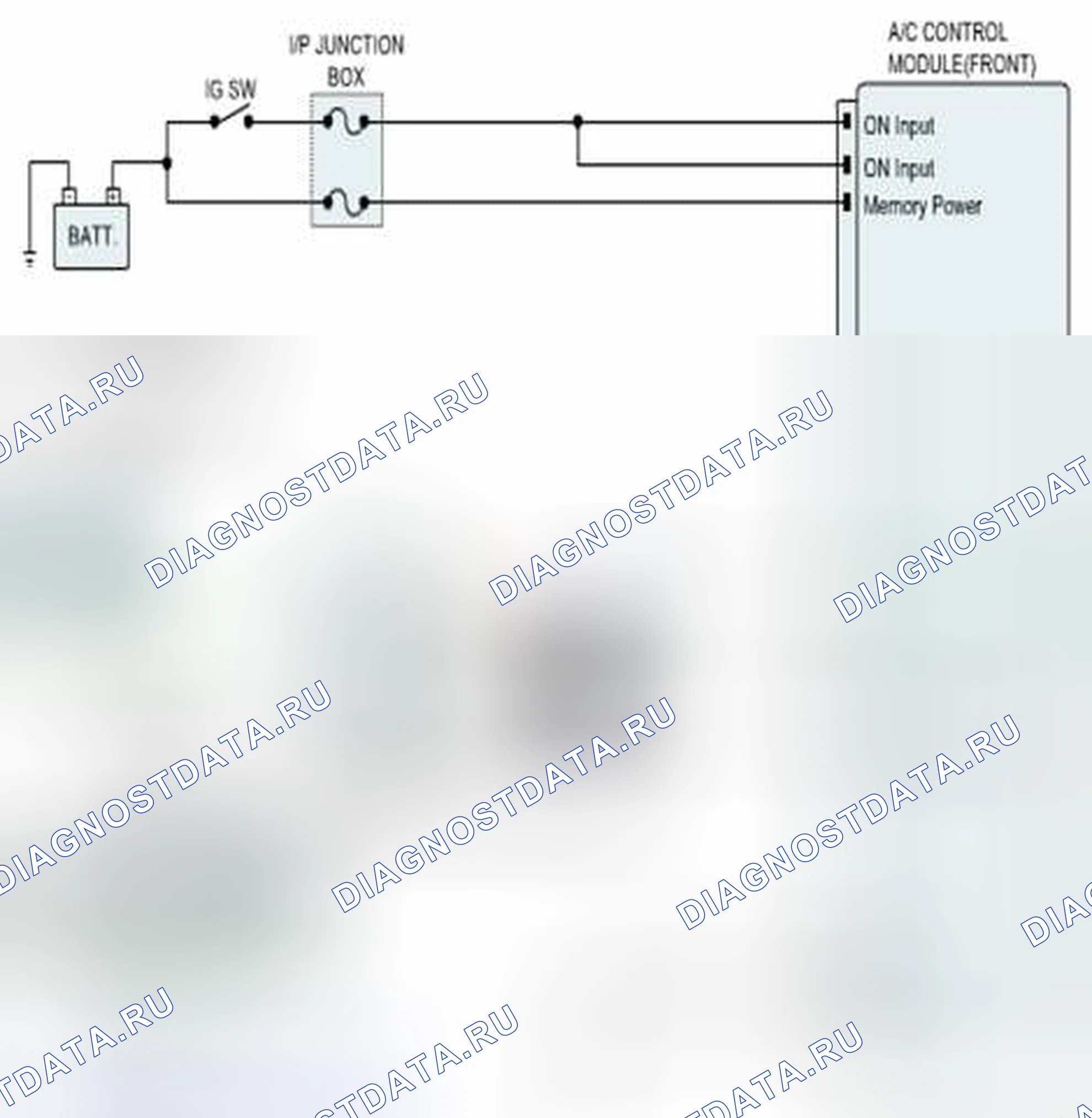 Рис. 57: Проверка A / C-ECU. Hyundai Veracruz I