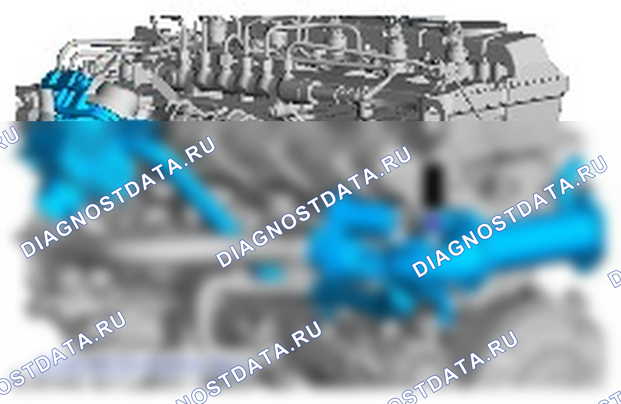 Как установить присоединяемые детали двигателя. Ford Transit VII