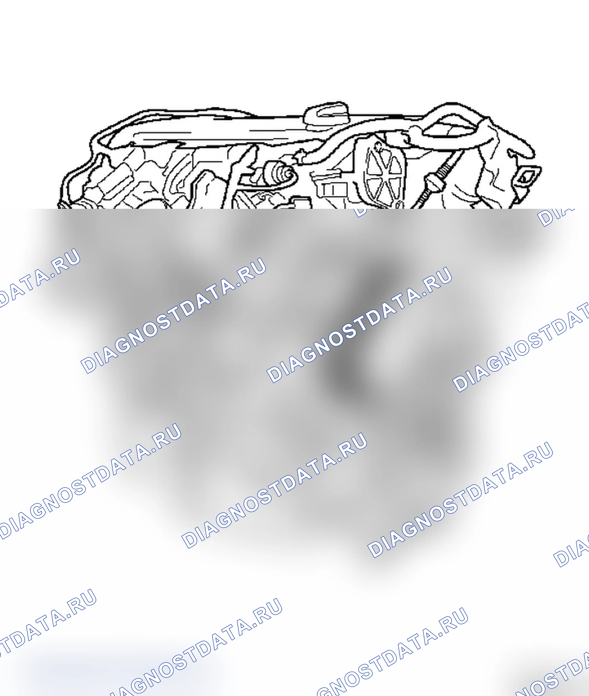 Вид двигателя Z 20 ET. Opel Vectra C