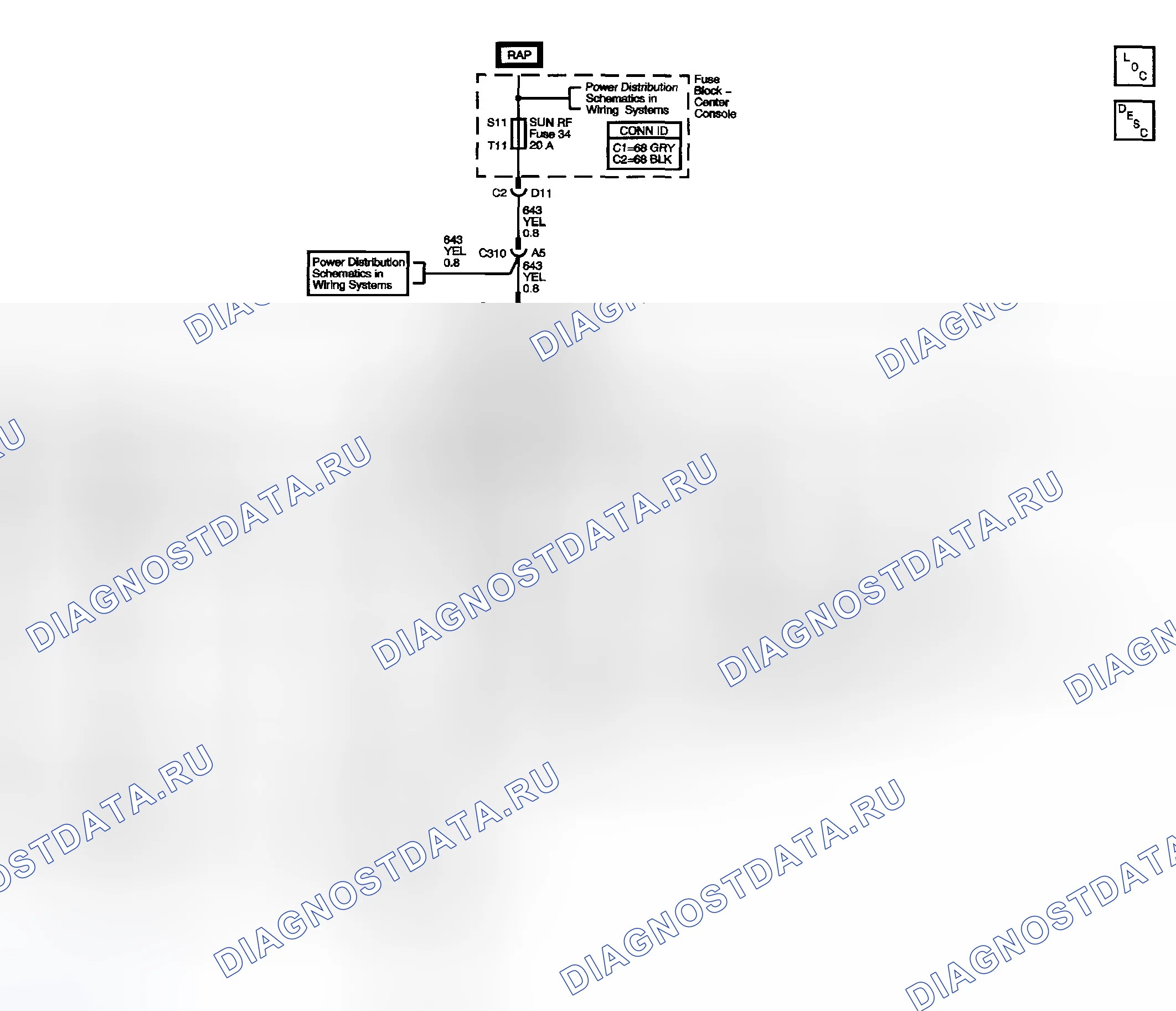 Рис. 1: Принципиальные и маршрутные схемы. Hyundai Venue I