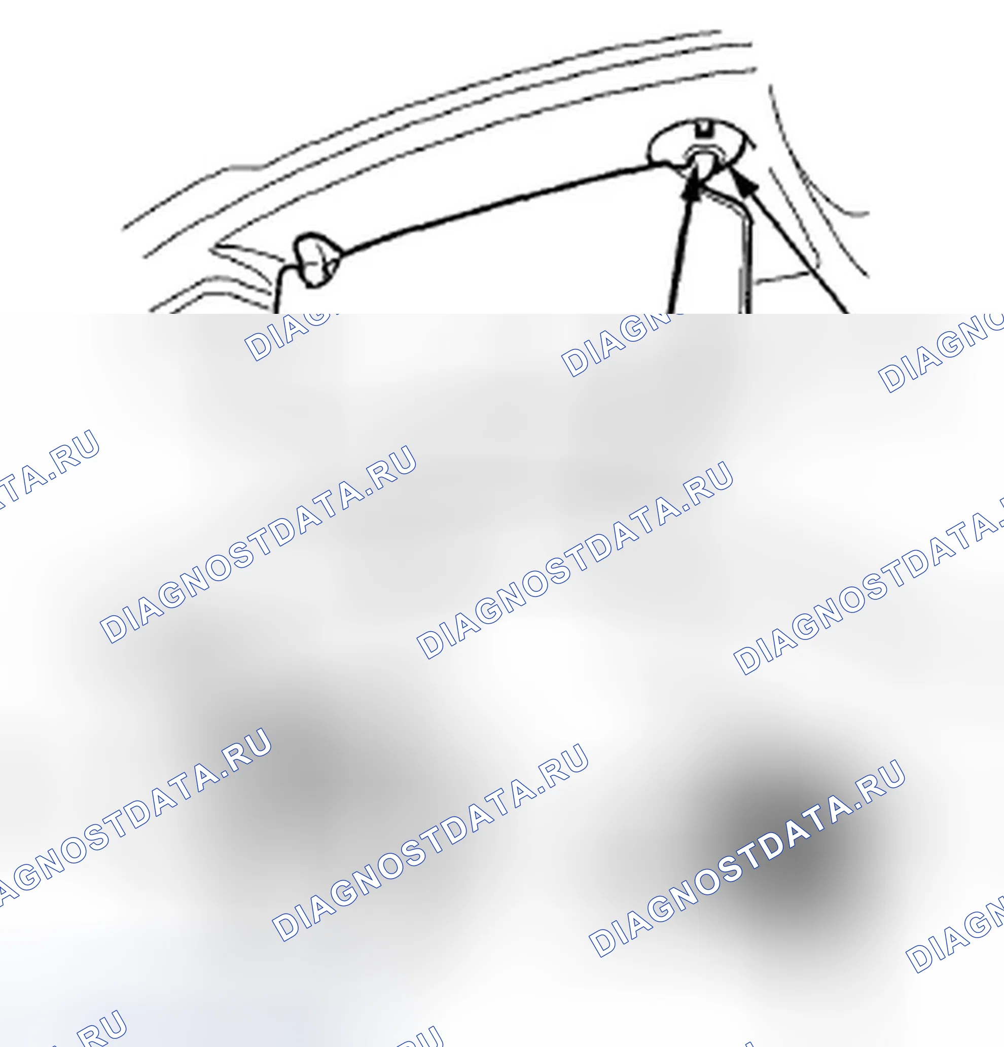 Рис. 170: Демонтаж/монтаж Sunvisor. Acura TSX II