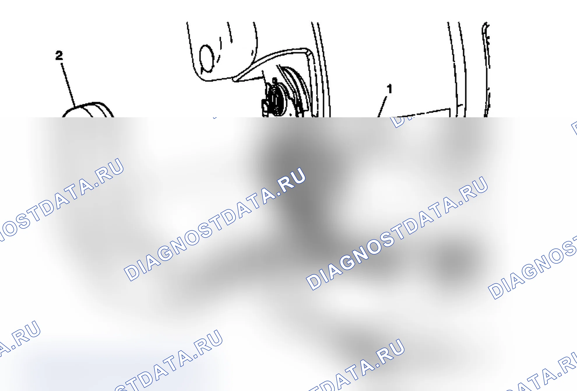 Рис. 60: Замена внутренней панели подушки заднего сиденья (Tahoe/Yukon/Escalade с ведром). Chevrolet Tahoe III