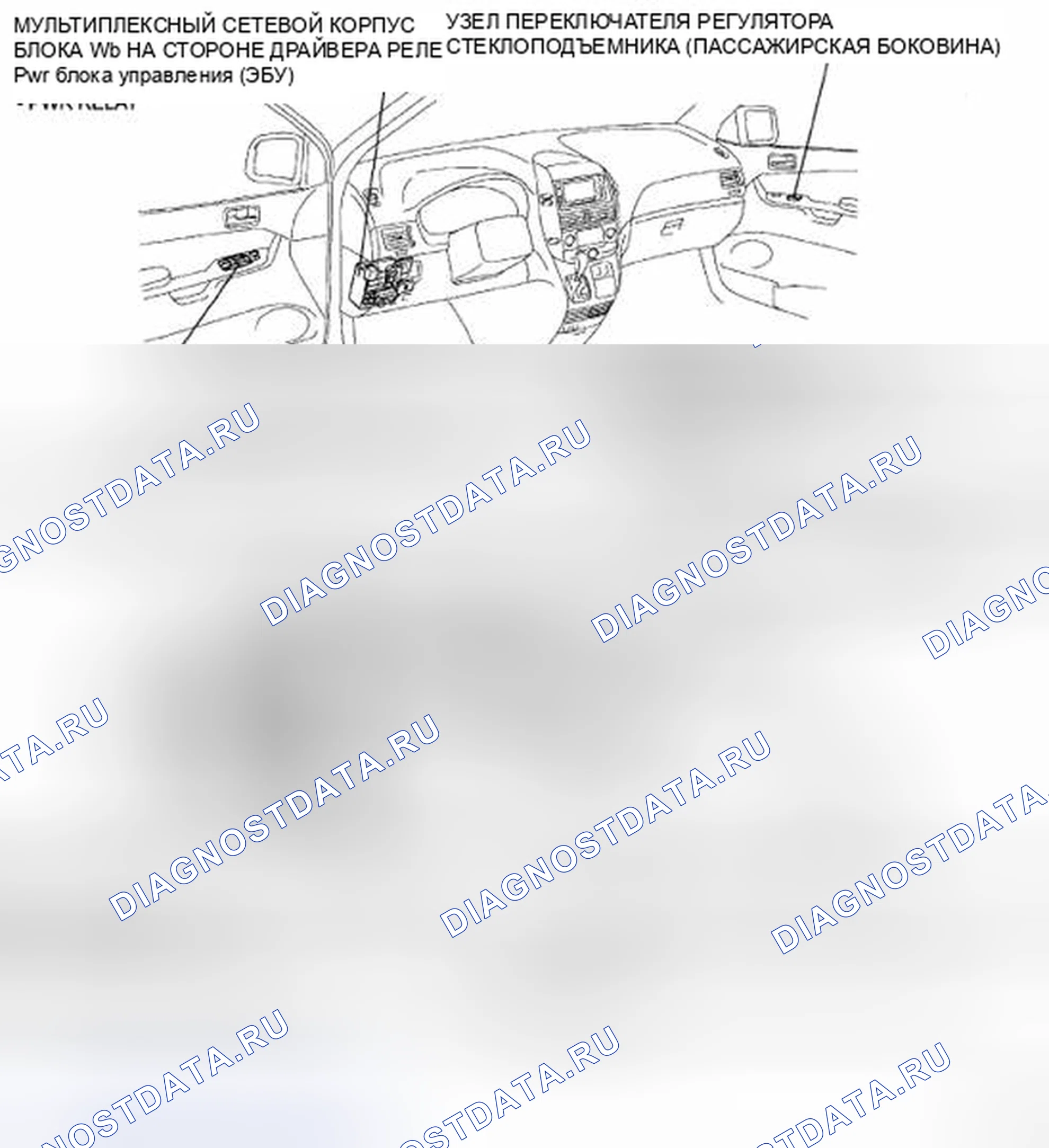 Рис. 37: РАСПОЛОЖЕНИЕ ДЕТАЛЕЙ. Toyota Sienna II рестайлинг
