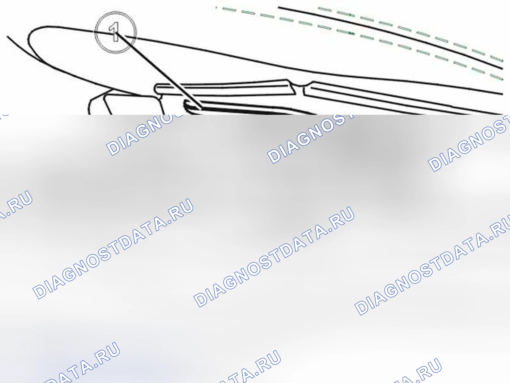 Рис. 299: Установка боковой панели, механическое переднее сиденье. Volvo V70 II