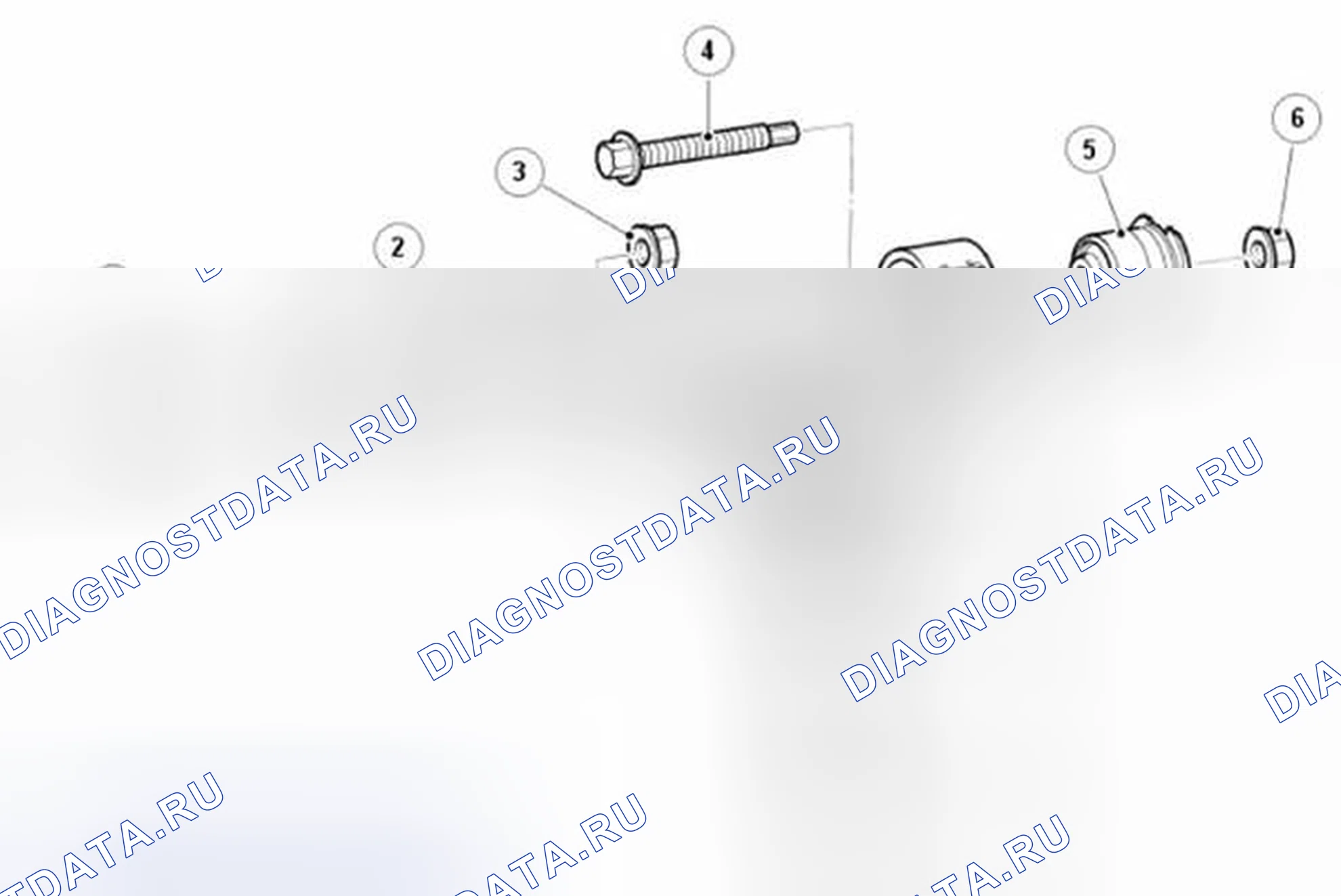 Рис. 36: верхний рычаг. Land Rover Range Rover Sport I