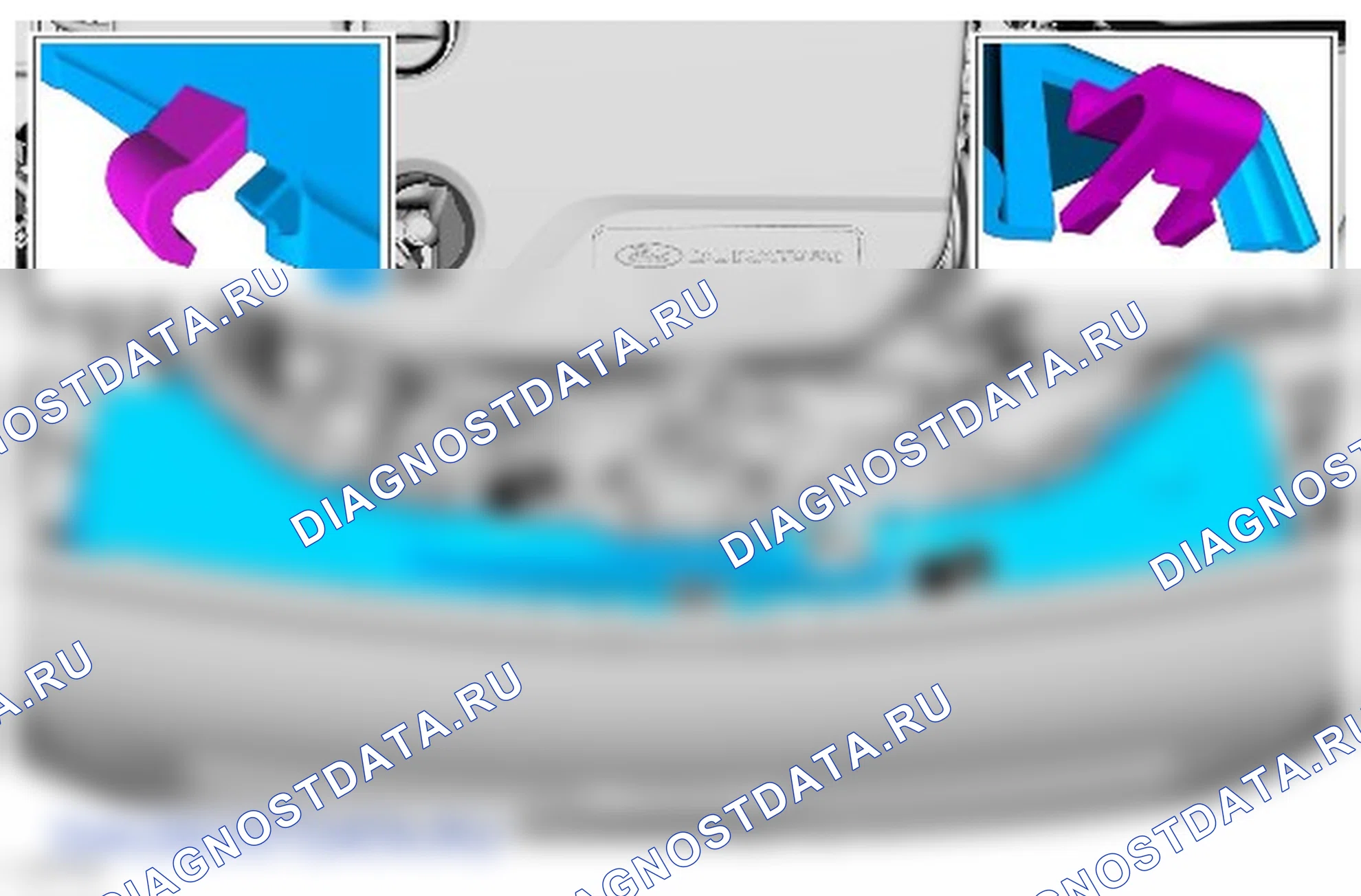 Как снять и установить датчик переднего удара. Ford Transit Connect II
