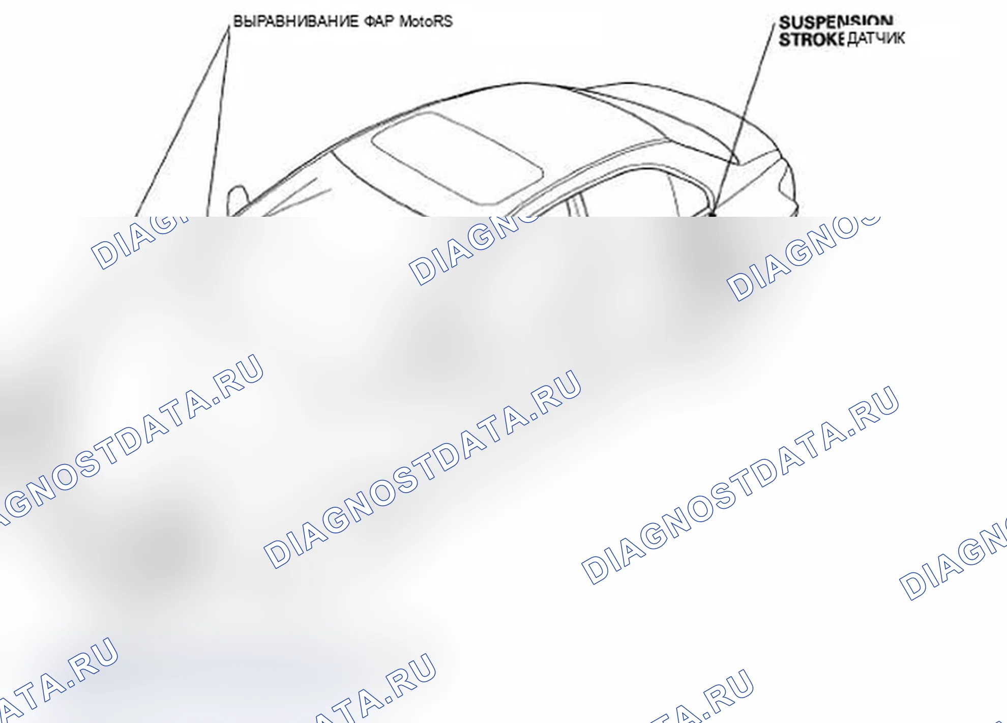 Рис. 1: Указатель расположения компонентов. Acura RL II