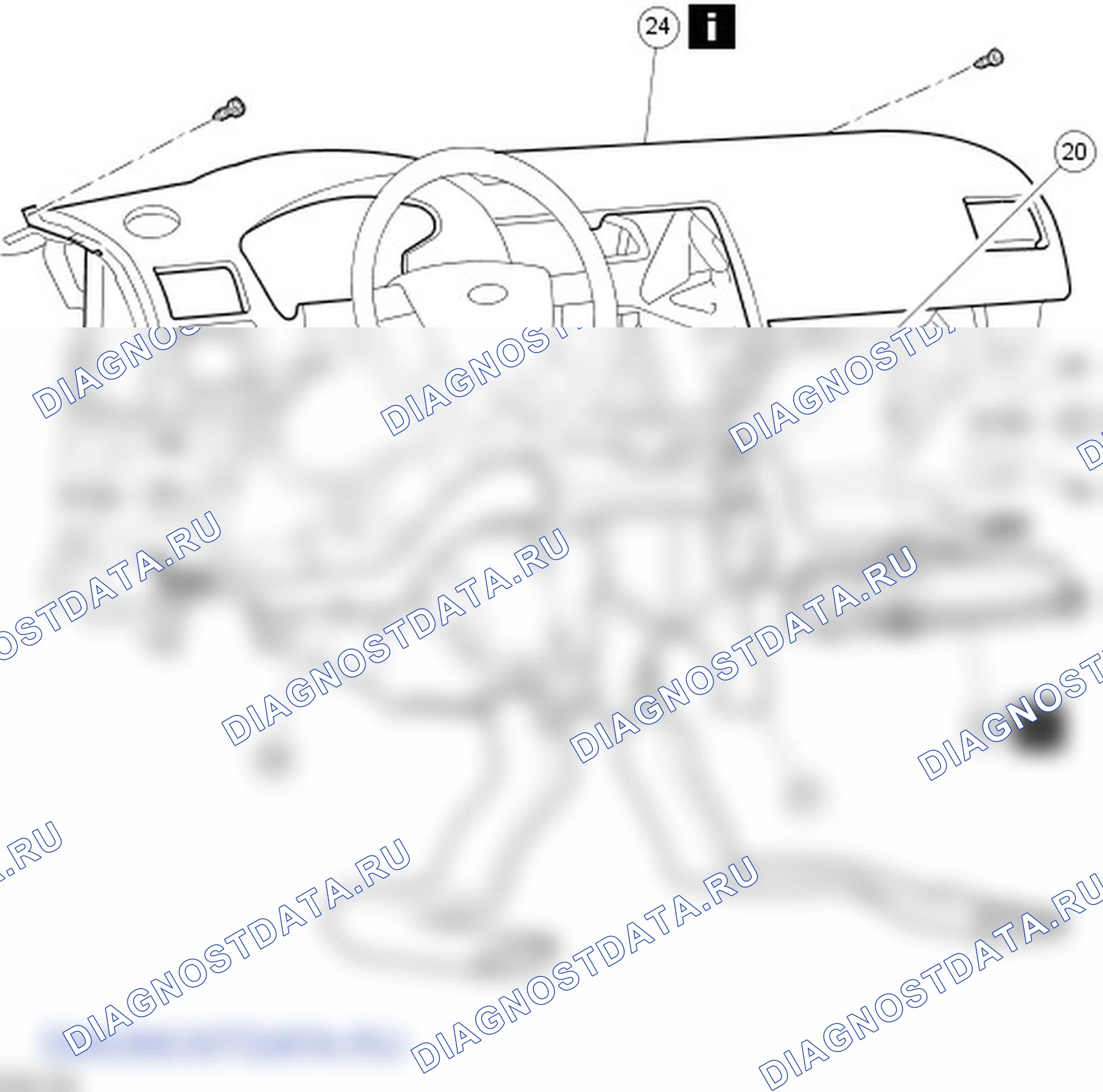 Как снять и установить панель управления. Ford C-MAX I рестайлинг