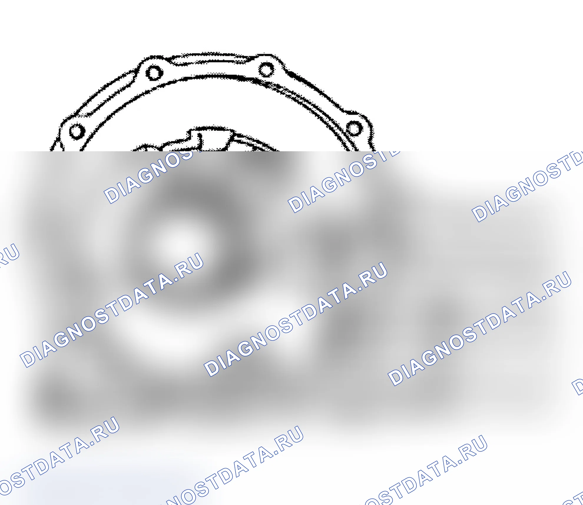 Рис. 229: Нажатие в крышке до упора. Audi A6 C5