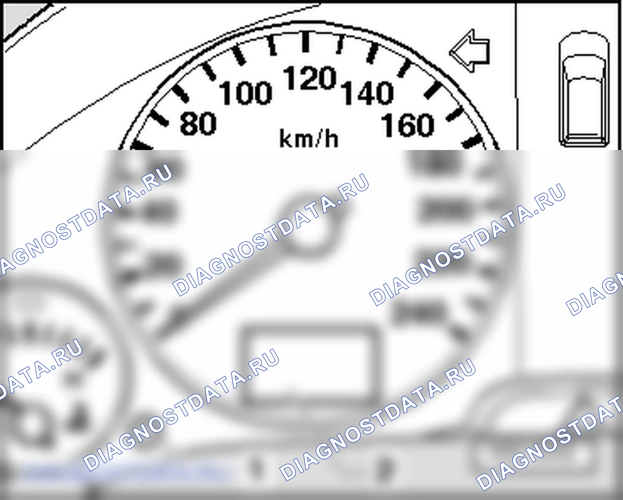 Самодиагностика вставки приборной панели № 05.00. SEAT Alhambra I