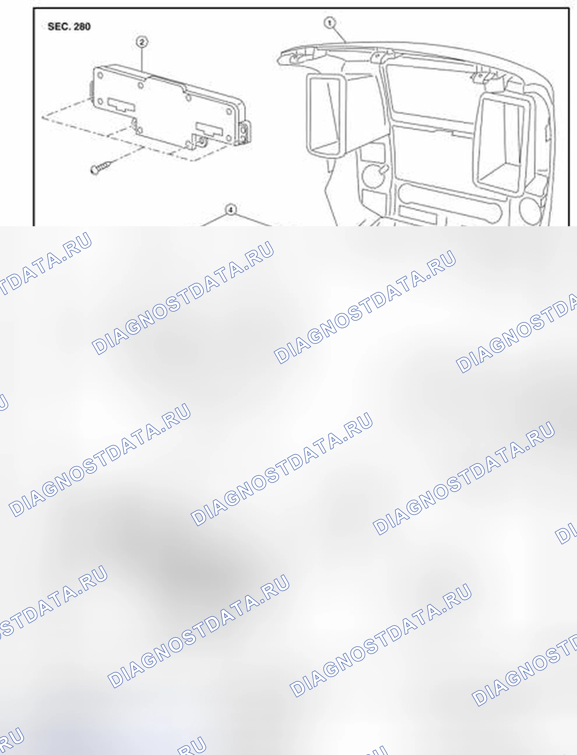 Рис. 389: Демонтаж и монтаж. Nissan Pathfinder III рестайлинг