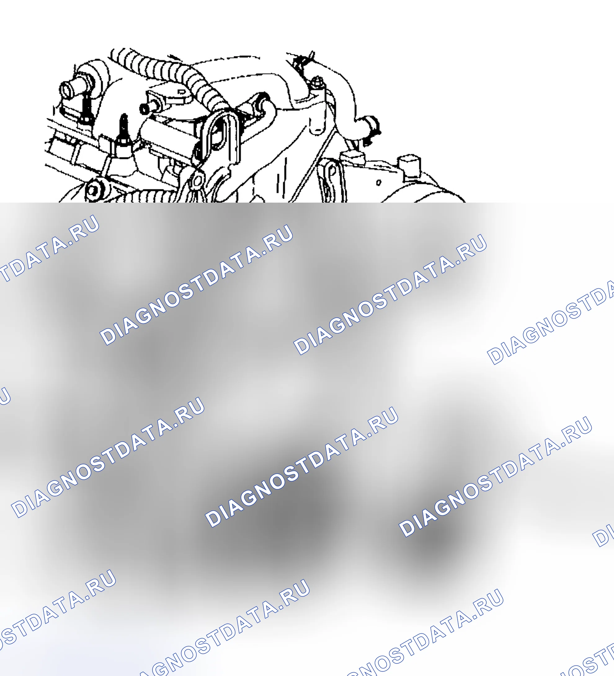 Рис. 509: Установка натяжителя приводного ремня. Hyundai Venue I