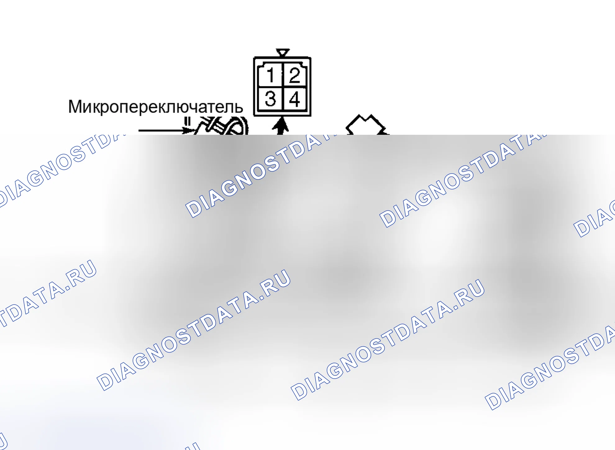 Рис. 7: МИКРОПЕРЕКЛЮЧАТЕЛЬ. Honda FR-V I
