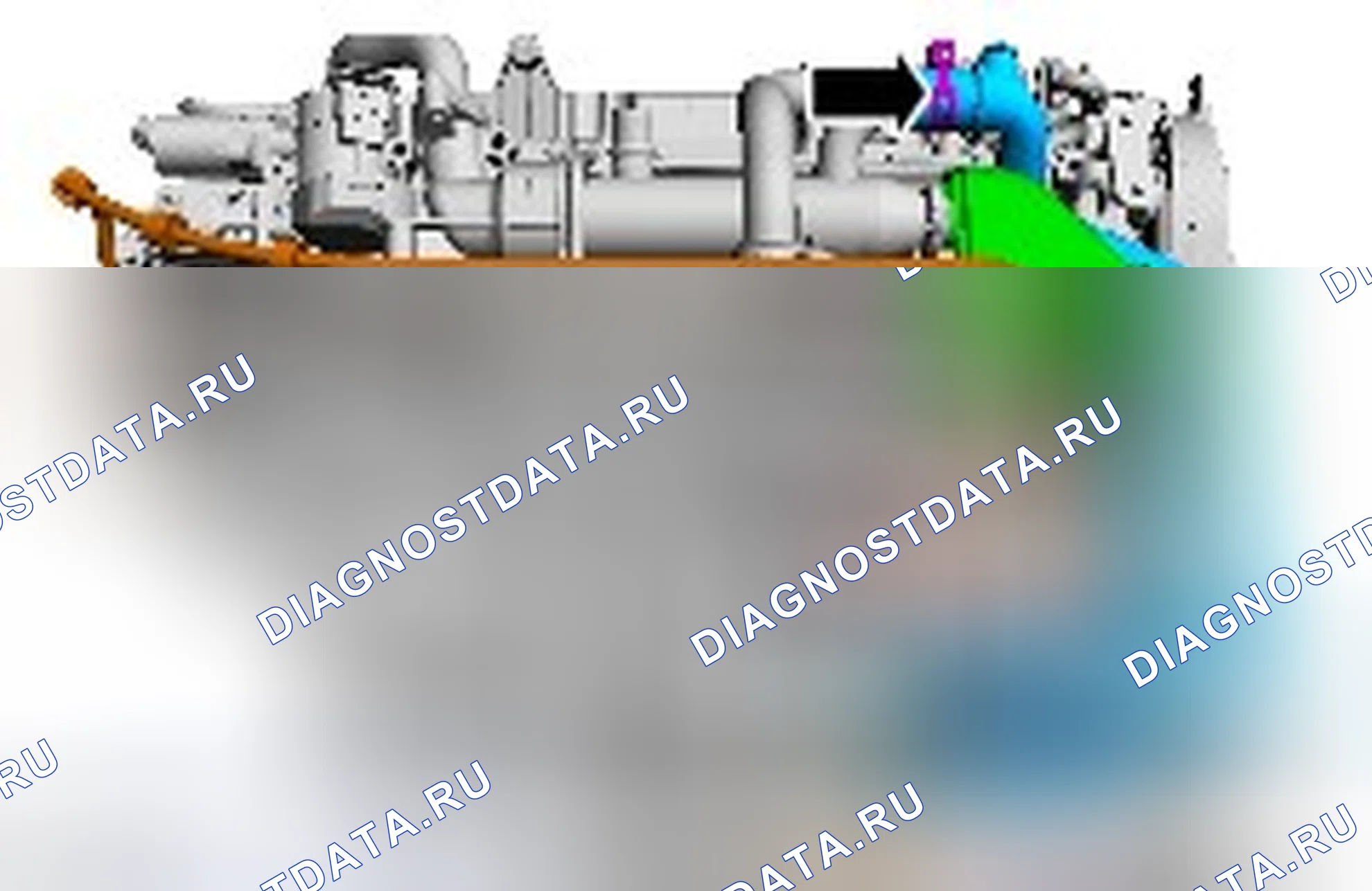 Как снять присоединяемые детали двигателя. Ford Kuga I