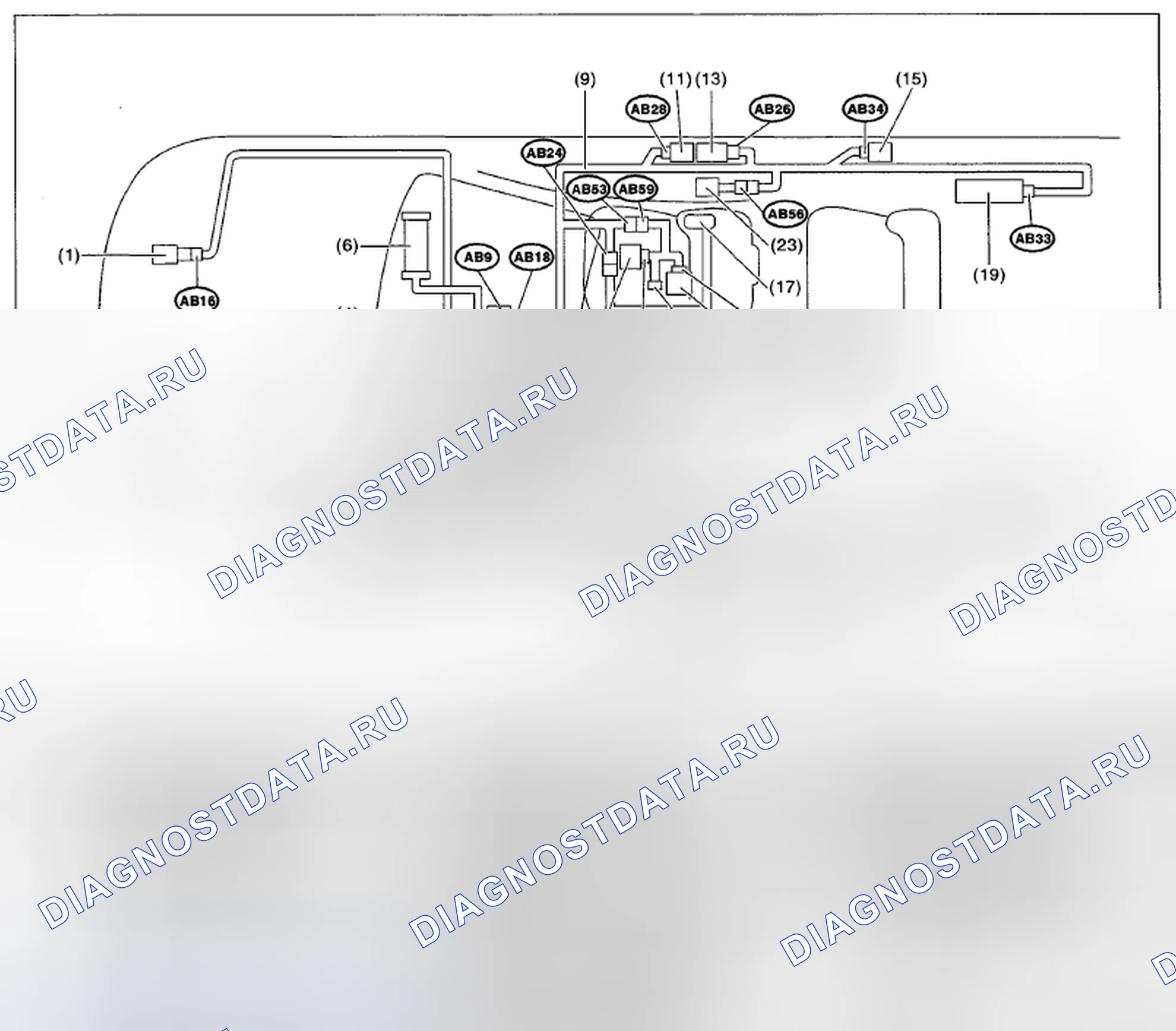 Рис. 182: РАСПОЛОЖЕНИЕ. Subaru Impreza WRX GE рестайлинг