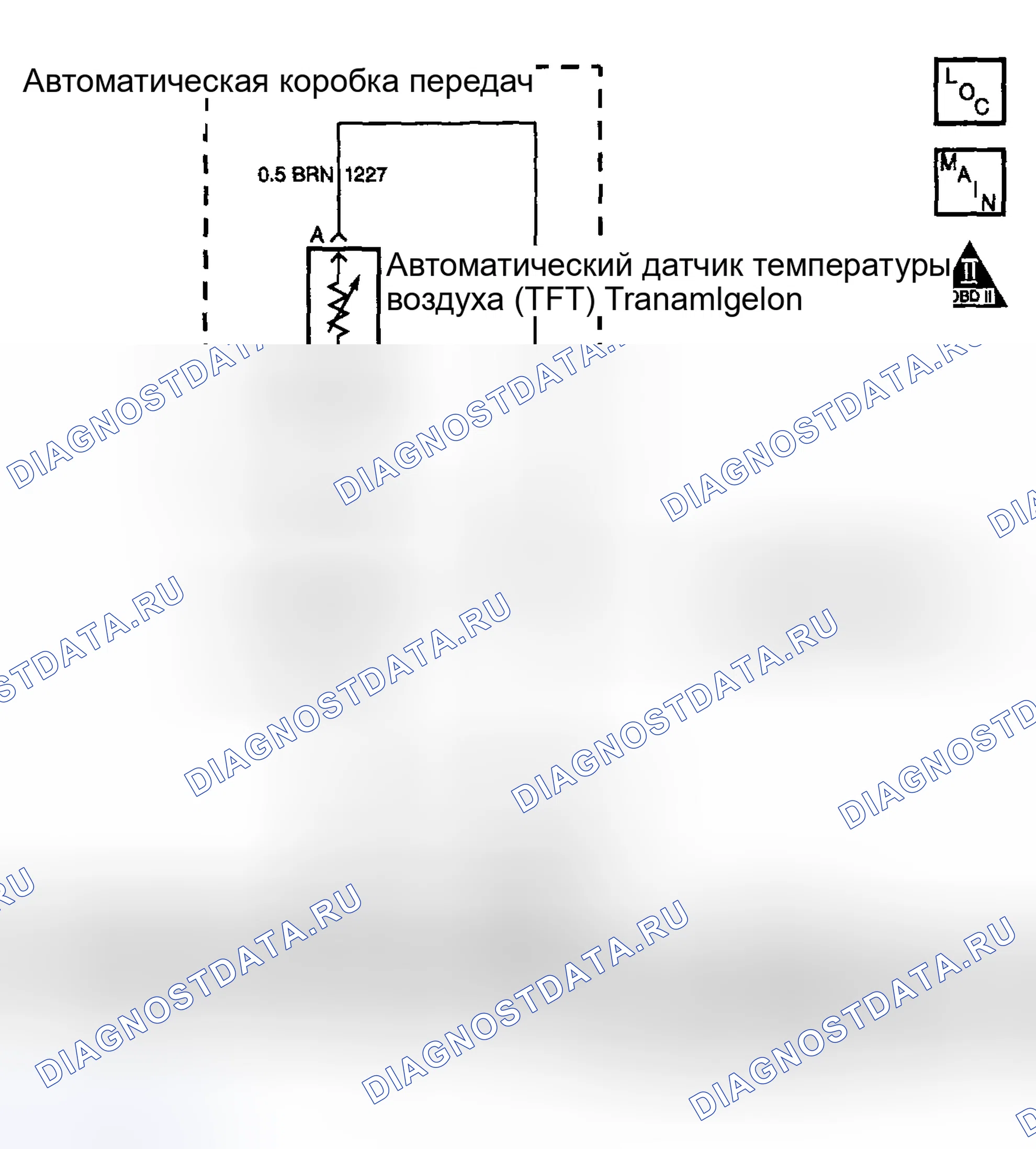 Рис. 357: расшифровка кода ошибки P0711: прерывистое напряжение или отсутствие изменения напряжения в цепи датчика TFT. Hyundai Venue I