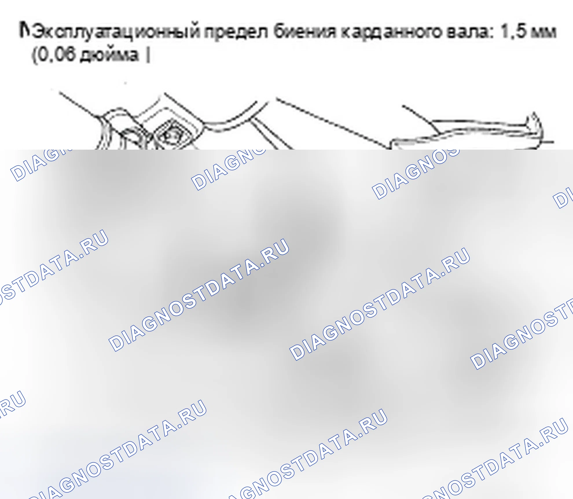 Рис. 25: Биение карданного вала. Honda Element YH2 рестайлинг 2