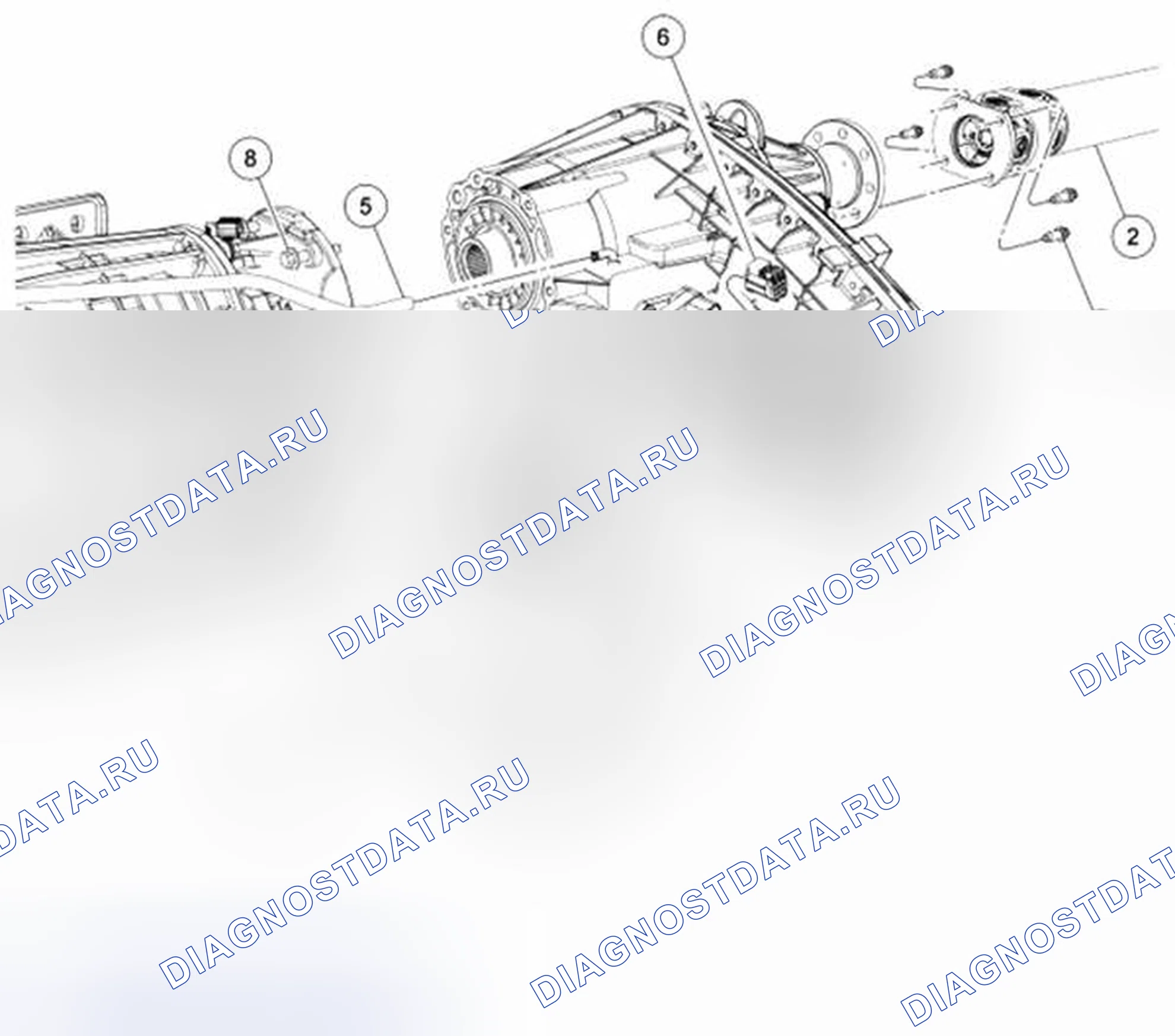 Рис. 92: Раздаточная коробка. Ford Pickup F250 Super Duty II