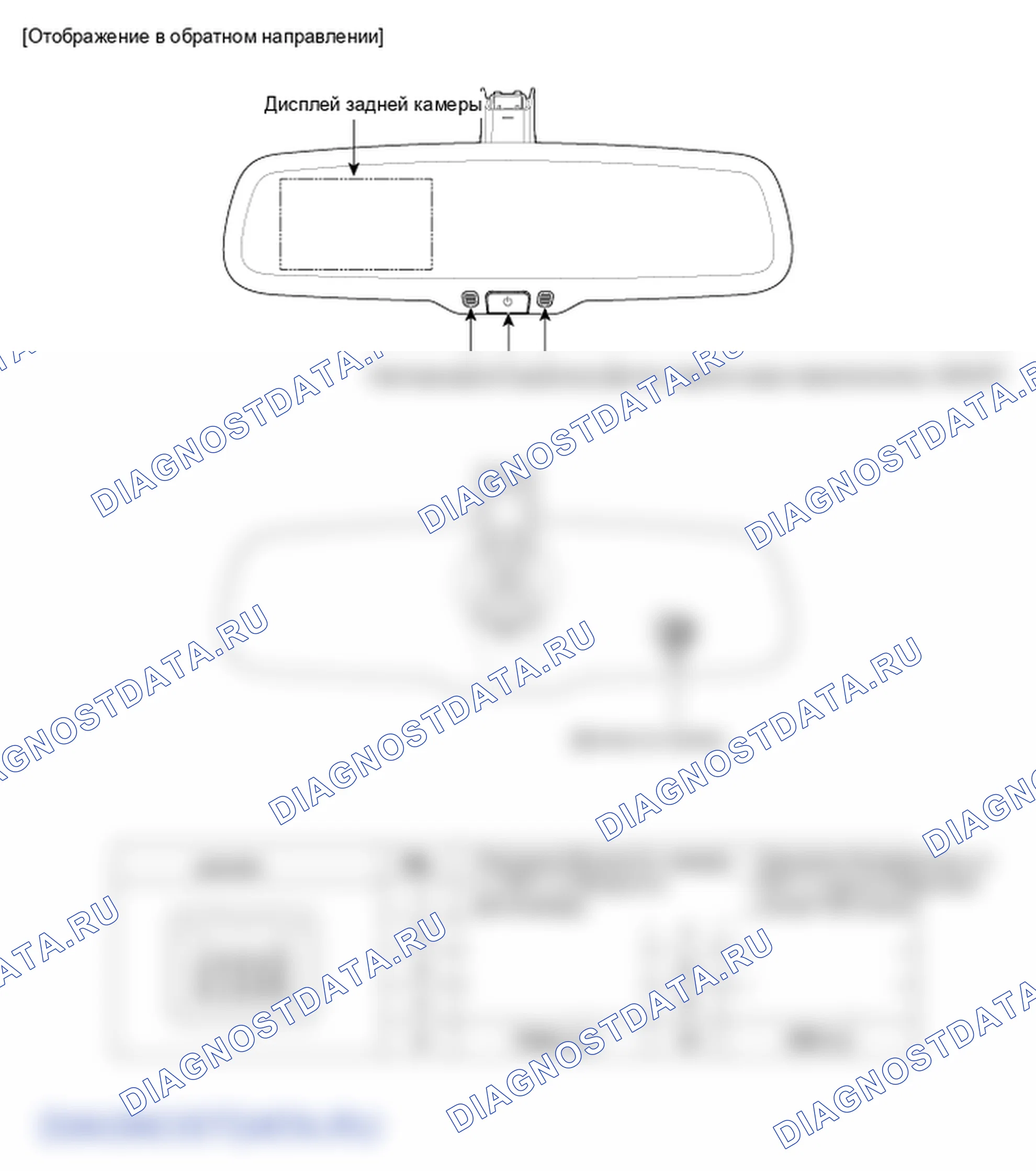 Детали монитора заднего вида. Hyundai i20 GB