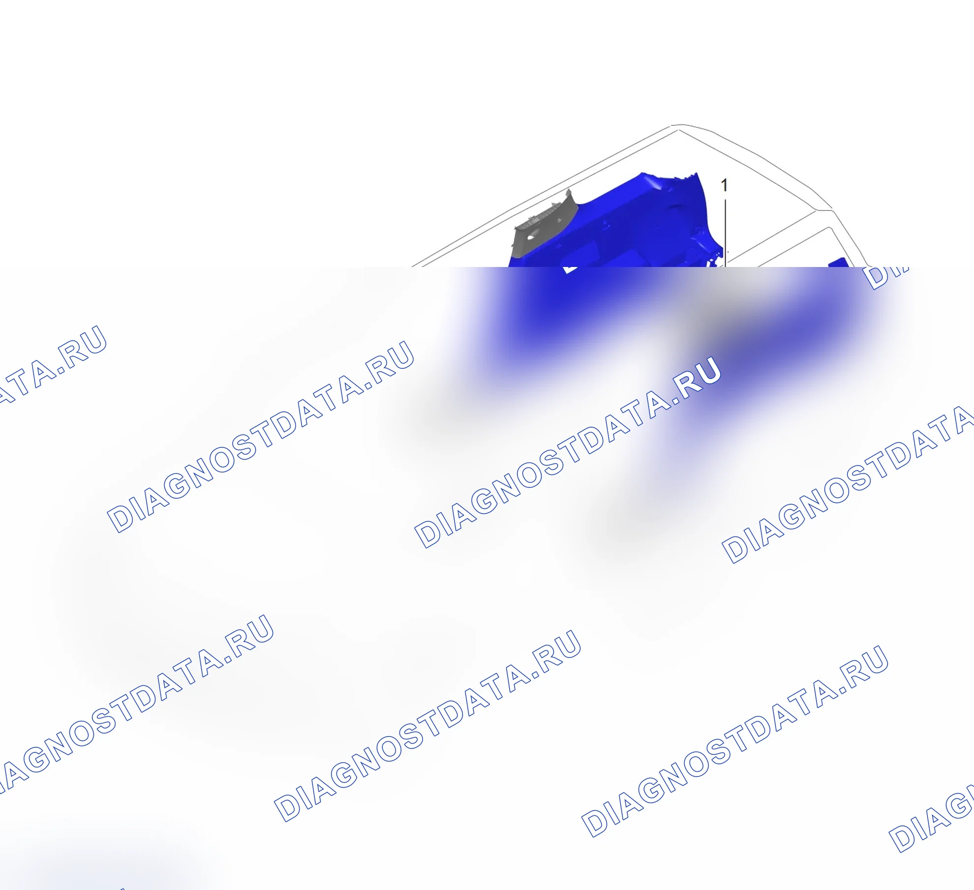 Схема расположения защитной плиты колонны C — Haval H5. Haval H5 II